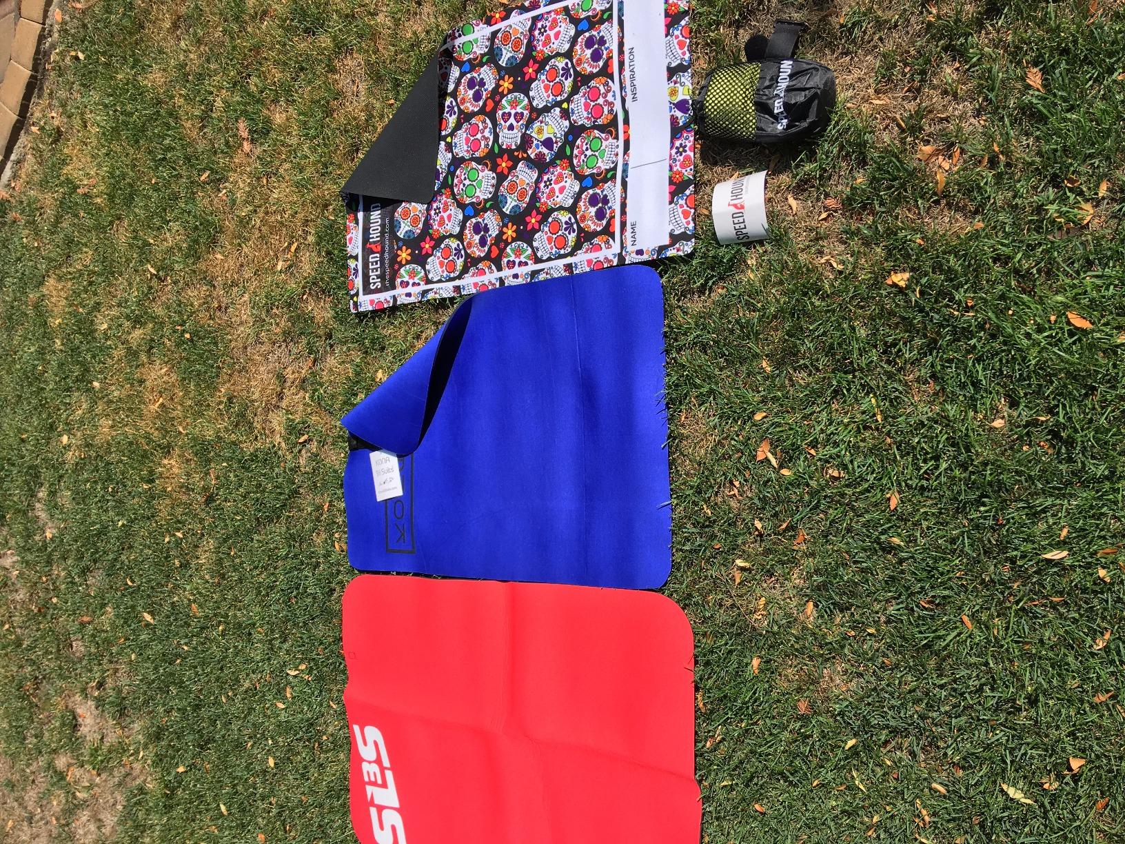 SLS3 Triathlon Transition Mat - Triathlon Gear and Accessories Must Have - Great Gift for Triathletes and Outdoor Swimmers as Wetsuit Changing Mat customer photo 2