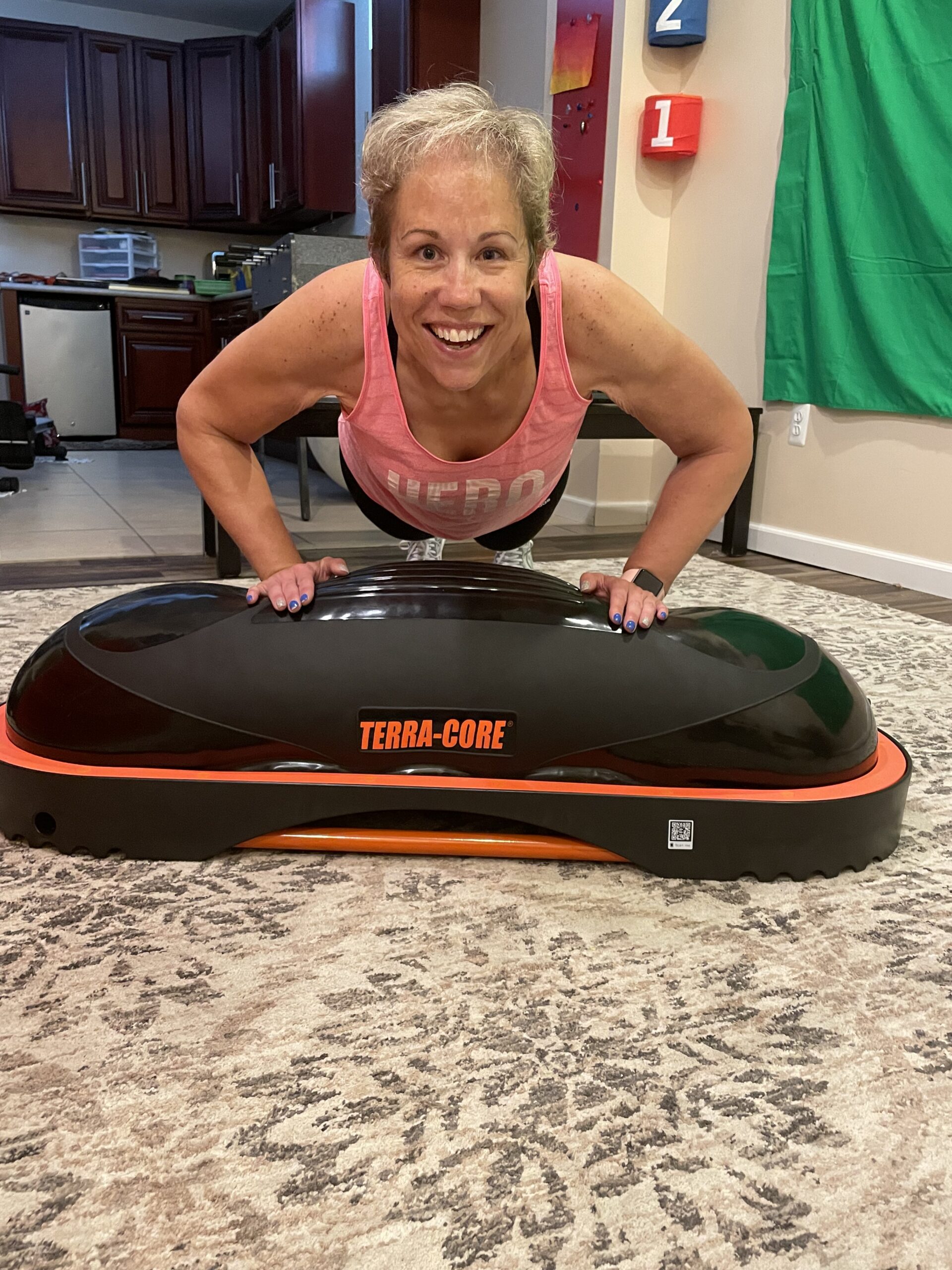 Terra Core Balance Trainer - Inflatable Home Gym Fitness Platform for Core, Strength, Balance, HIIT and Conditioning, Full Body Functional Training Tool for Stability and Cardio Workouts at Home customer photo 2