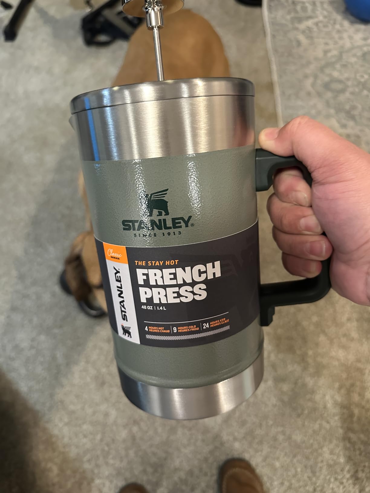 STANLEY Classic Stay-Hot French Press Coffee Maker 48 oz customer photo 2