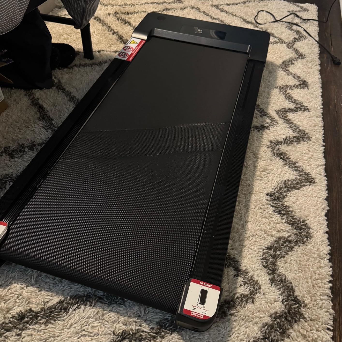 PACEROCKER Walking Pad Treadmill with 12% 9-Level Auto Incline, 450 lbs Capacity Bluetooth Speaker Under Desk Treadmills for Home Hiking customer photo 1