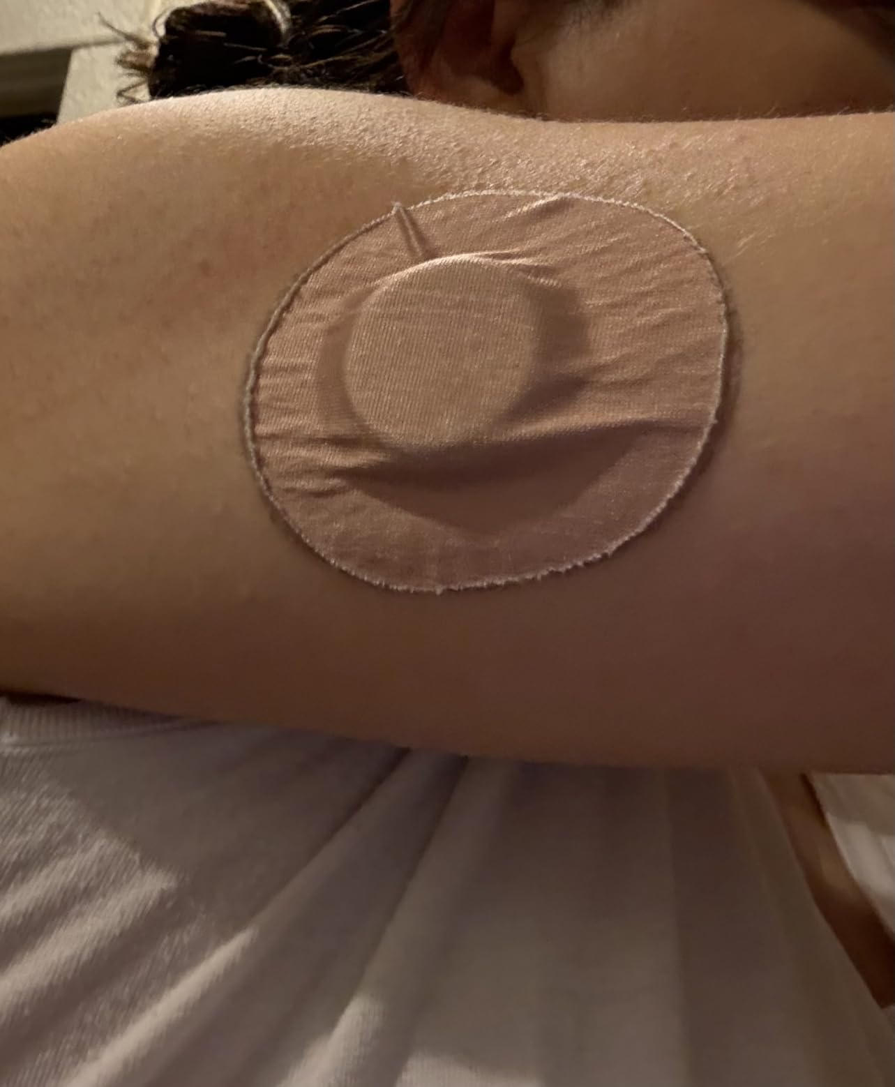 Onida Dexcom G7 Adhesive Patches 20PCS,Waterproof Over Patches for G7 & Stelo Flexible CGM Tape,Pre-Cut Adhesive Medical Tape, Continuous Glucose Monitor Sensor Cover customer photo 2