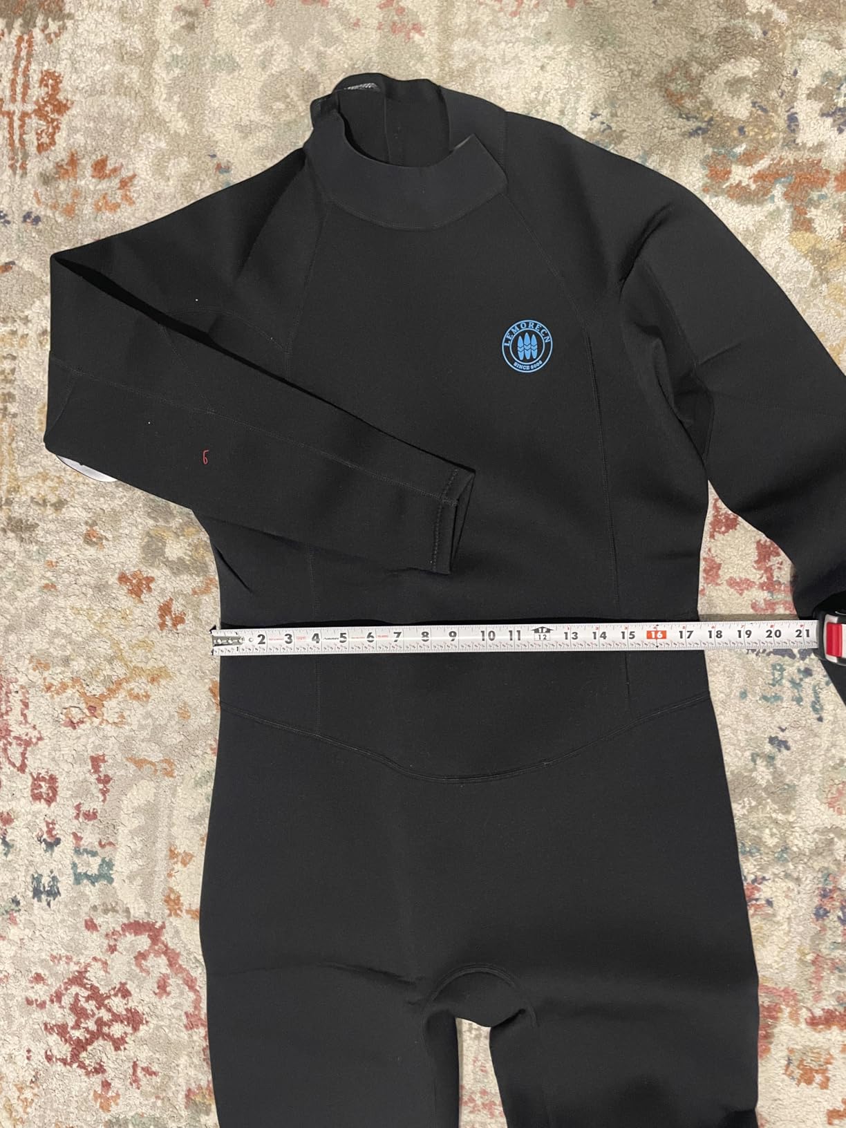 Lemorecn Men's Wetsuit 3/2mm and 5/4mm Full Wetsuits for Men, Men's 3mm Full Wetsuit Front Zip for Diving Snorkeling Surfing Swimming customer photo 1