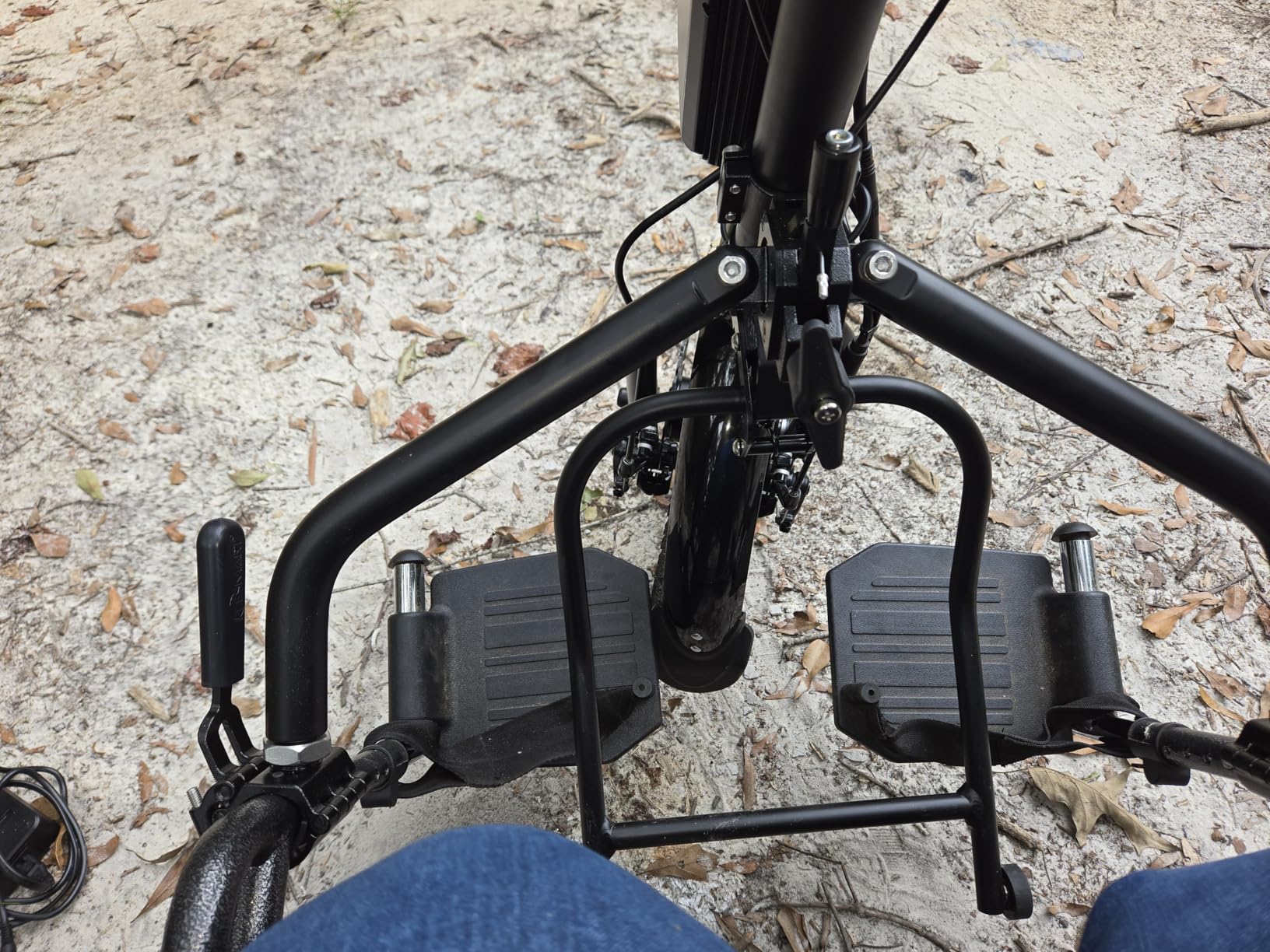 500W Electric Handcycle Wheelchair Attachment, 16inch Wheels, 36V 16Ah Lithium Battery, Wheelchair Power Attachment Lightweight, Electric Handbike Hand Cycle, Tractor Pull Device Portable customer photo 1