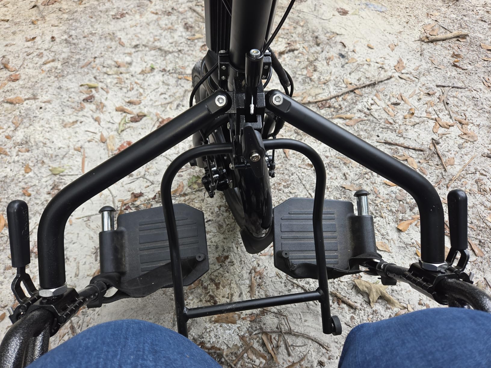 500W Electric Handcycle Wheelchair Attachment, 16inch Wheels, 36V 16Ah Lithium Battery, Wheelchair Power Attachment Lightweight, Electric Handbike Hand Cycle, Tractor Pull Device Portable customer photo 2