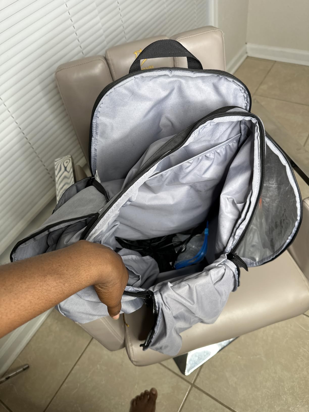 Nike Hoops Elite Pro Backpack, Black Grey customer photo 2