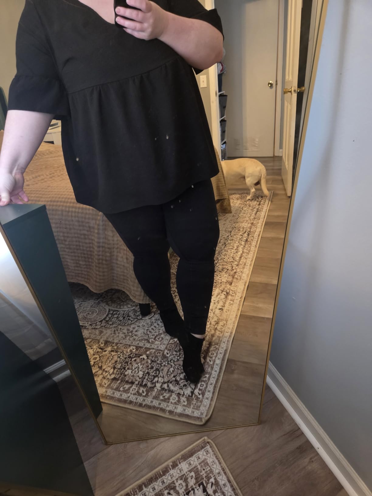 X-6XL Plus Size Leggings for Women with Pockets Tummy Control Plus Size Yoga Pants High Waist Workout Clothes customer photo 1