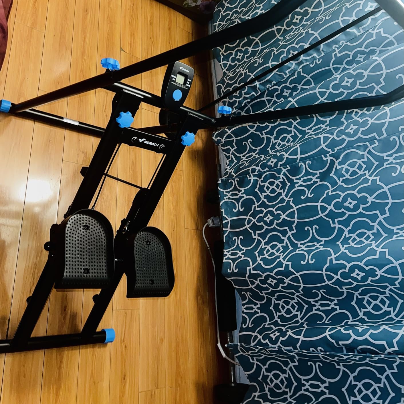 MERACH Stair Stepper for Home Gym Exercise, New Version Stairmaster for Full-Body Workout, Compact Folding Stair Climber with Extended Step Range, Adjustable Handlebar/Pedal customer photo 2