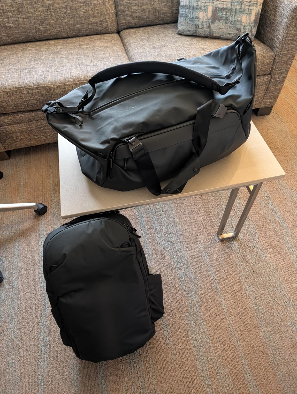 Peak Design Travel Backpack 45L, Black, Expandable 35-45L Design, Rear and Top Access, Weatherproof Shell, Laptop Sleeve, Ideal for Travel or Everyday Carry, Versatile Backpack for Men and Women customer photo 1