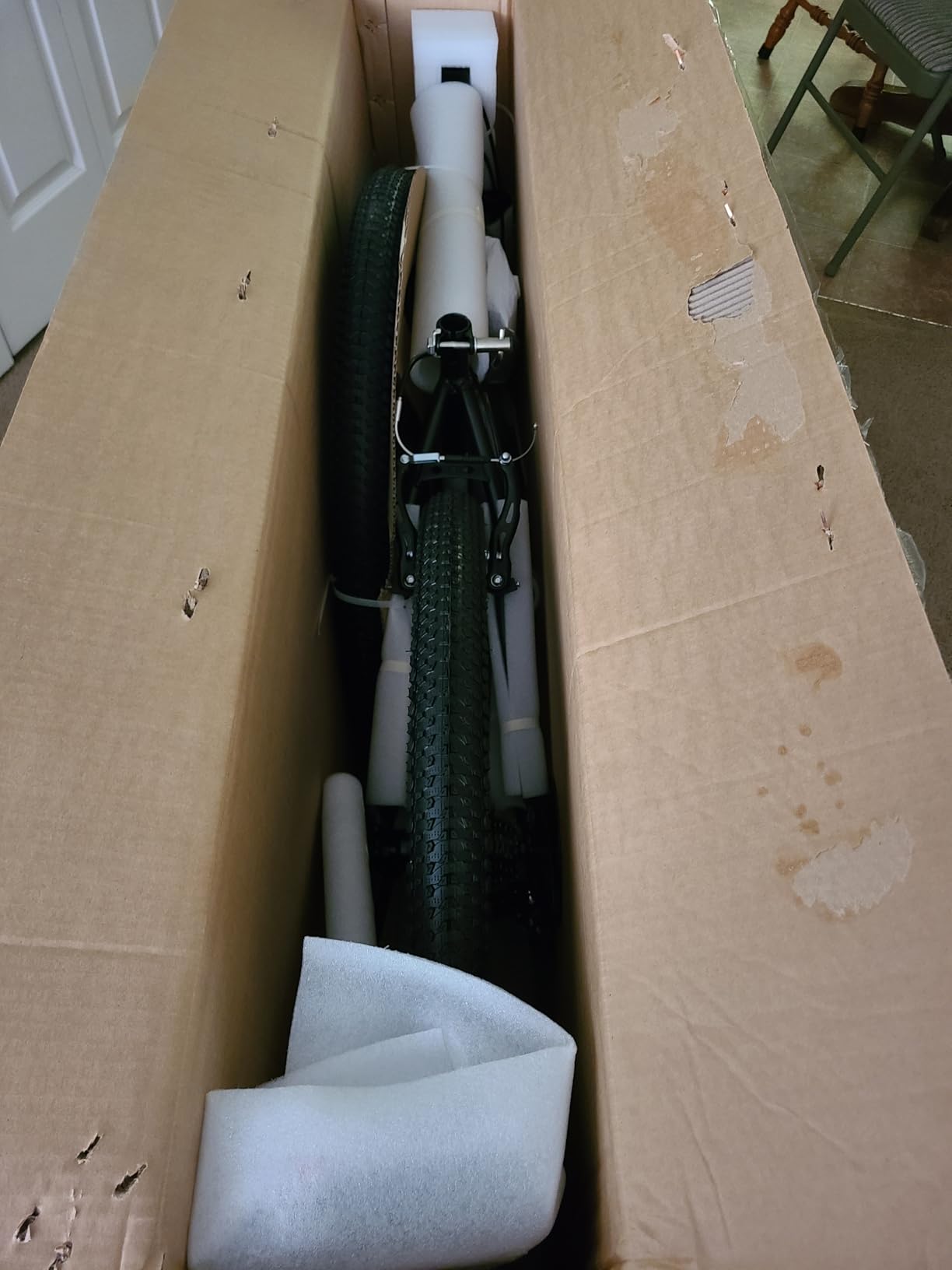 Hardtail Mountian Bikes with 7/21 Speeds Drivetrain, 26 Inch Wheel Mountian Bicycles with Front Suspension, Widened Frame Commuting Bikes with V/Dual Disc Brake customer photo 1