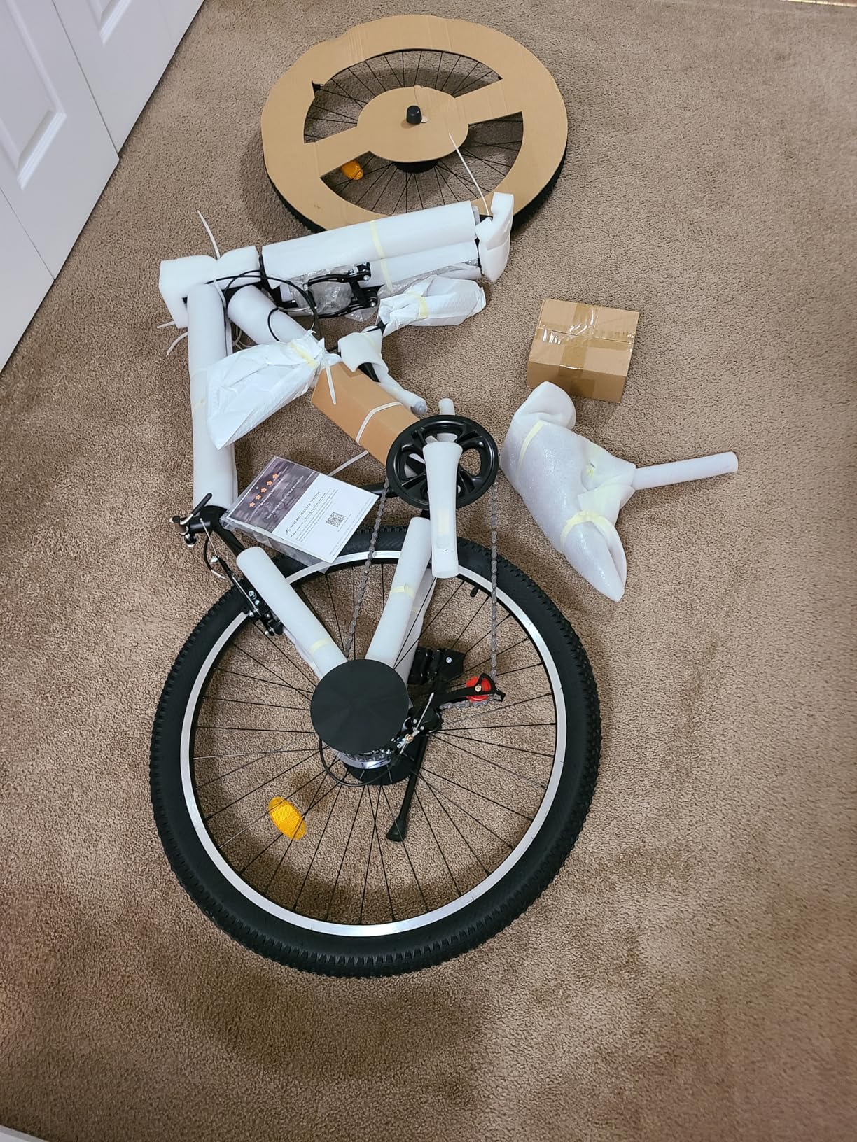 Hardtail Mountian Bikes with 7/21 Speeds Drivetrain, 26 Inch Wheel Mountian Bicycles with Front Suspension, Widened Frame Commuting Bikes with V/Dual Disc Brake customer photo 2