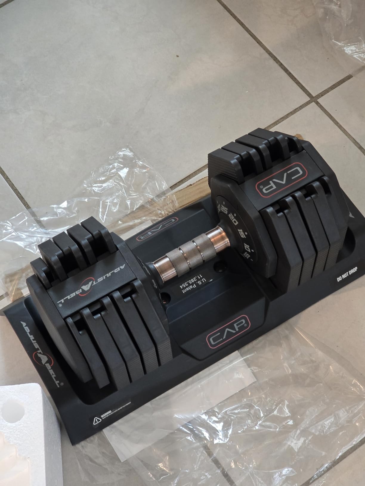 CAP ADJUSTABELL Adjustable Dumbbell Weights - Singles & Pairs | 12.5 lb, 25 lb & 55 lb | Multiple Handle Options customer photo 2