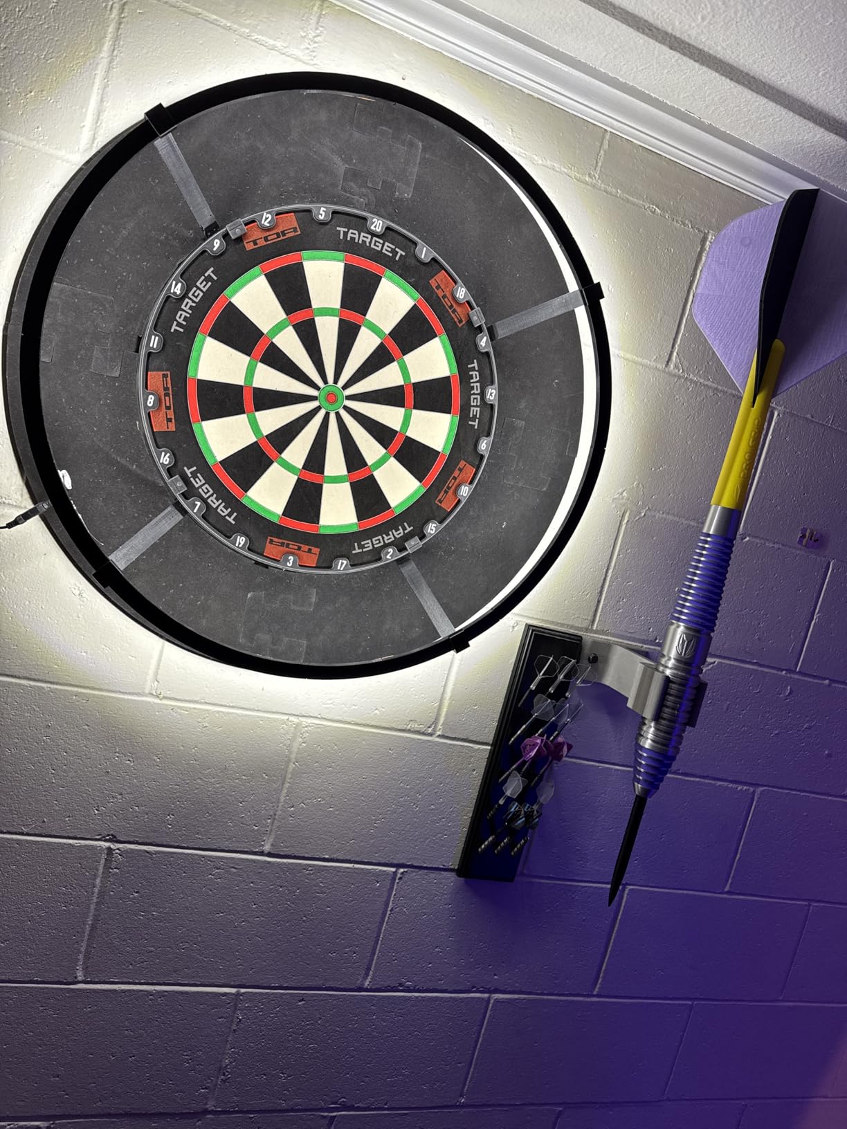 Target Darts TOR Dartboard & Dart Board Bundles | Competition Standard Steel Tip Board with Fixing Kit customer photo 2