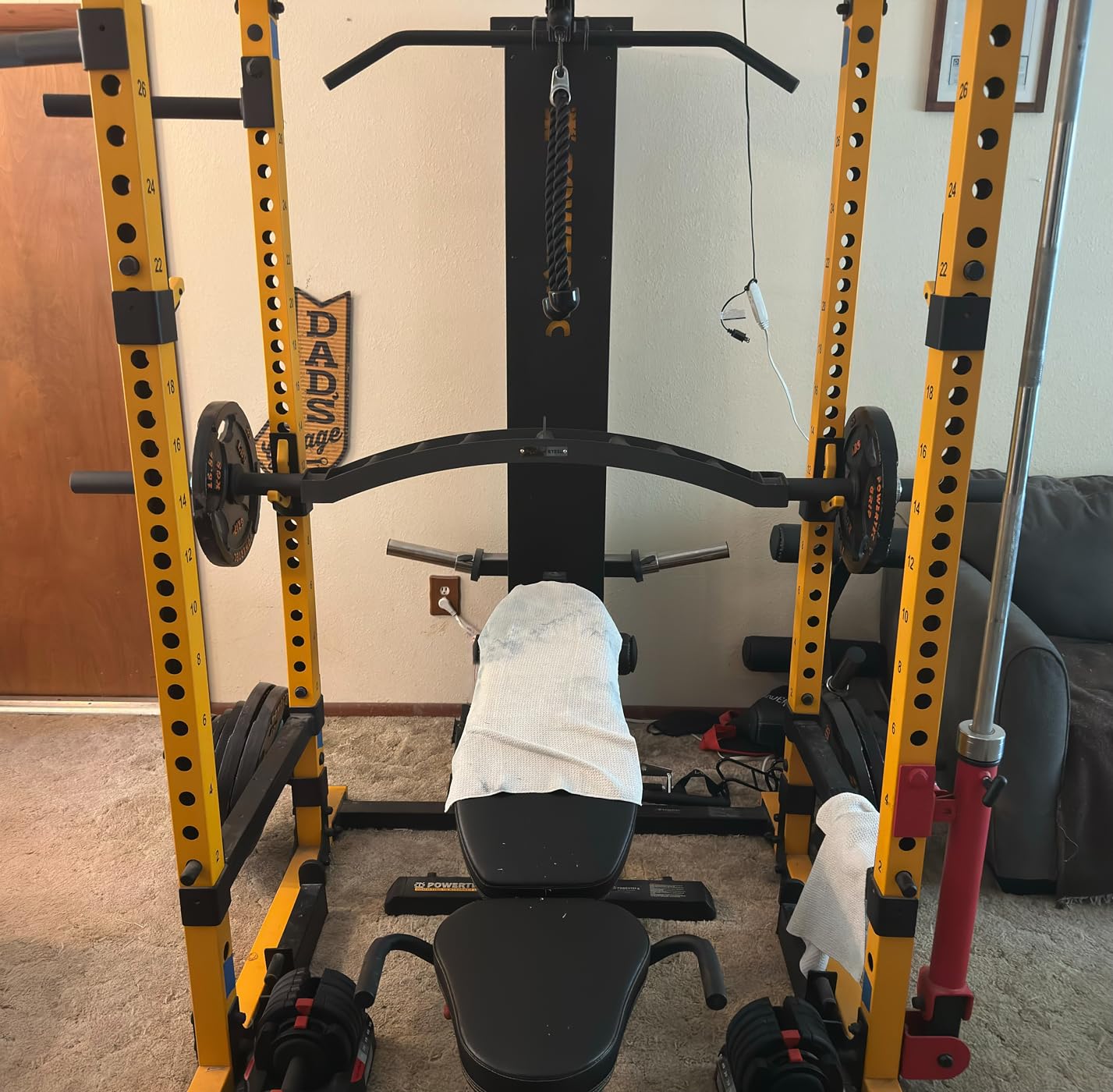 Arch Nemesis Swiss Bar [Bells of Steel] Robust Bench Press Bar, Cambered Bench Press Bar, Tricep Bar and Cable Attachment, Multi Grip Bar Design customer photo 1