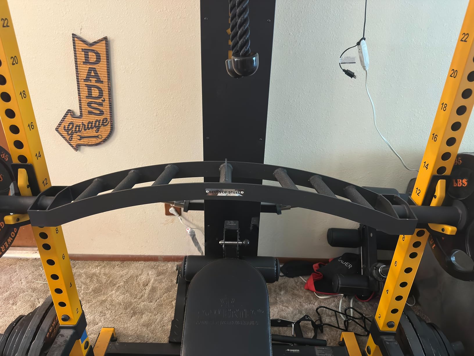 Arch Nemesis Swiss Bar [Bells of Steel] Robust Bench Press Bar, Cambered Bench Press Bar, Tricep Bar and Cable Attachment, Multi Grip Bar Design customer photo 2