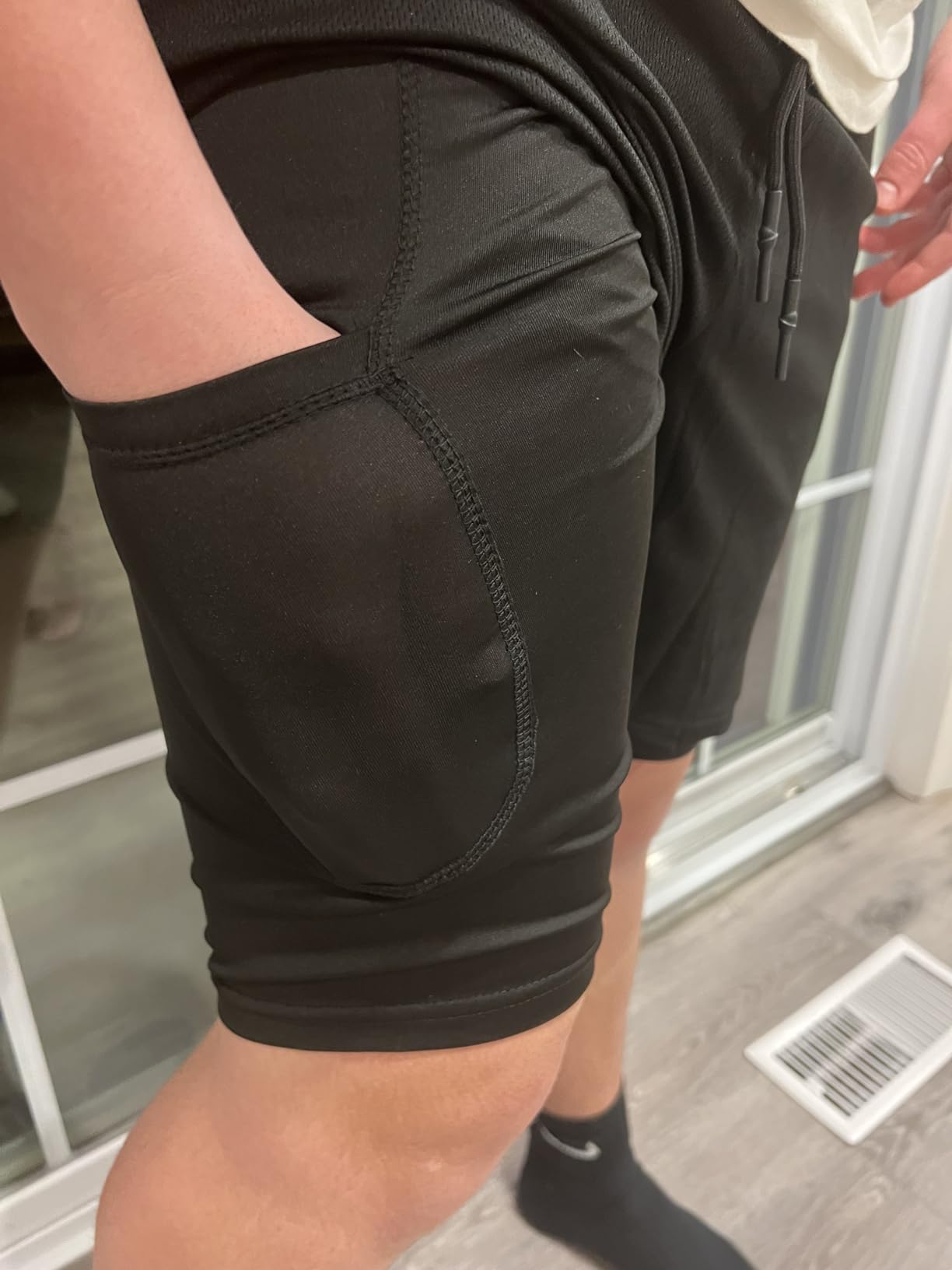 Men's 2 in 1 Workout Running Shorts 7 Inch Lightweight Athletic Gym Shorts with Compression Liner customer photo 2