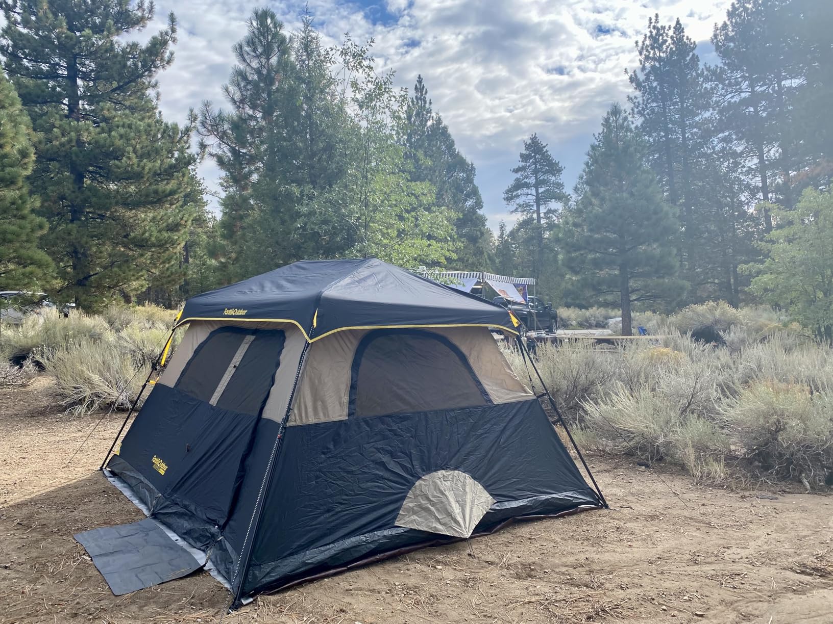 FanttikOutdoor Instant Cabin Tent 6/8/10/12 Person Camping Tent Setup in 60 Seconds with Rainfly & Windproof Portable with Carry Bag for Family Camping & Hiking customer photo 1