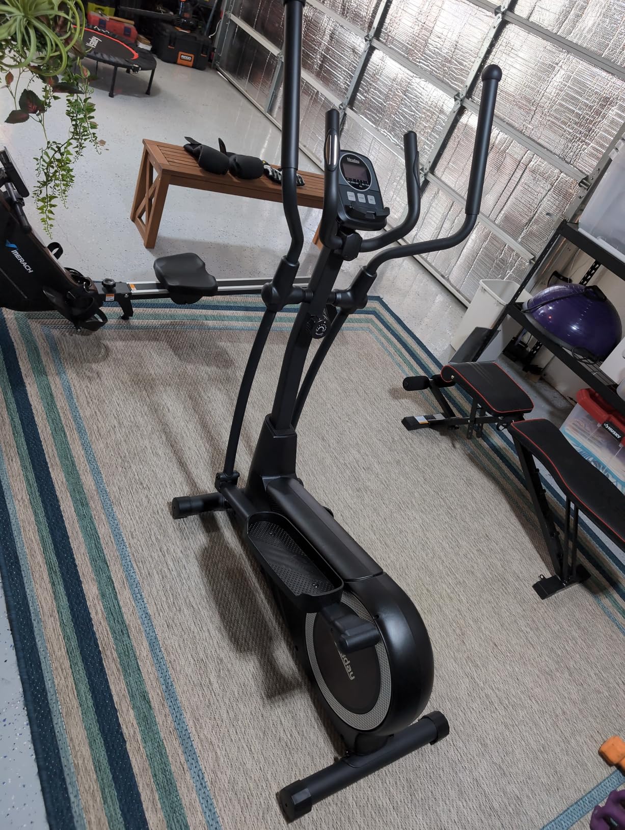 Niceday Elliptical Exercise Machine, Magnetic Elliptical Trainer, 15.5IN-19IN Stride, 16 Resistance Levels, 400LBS Capacity, Kinomap APP customer photo 2
