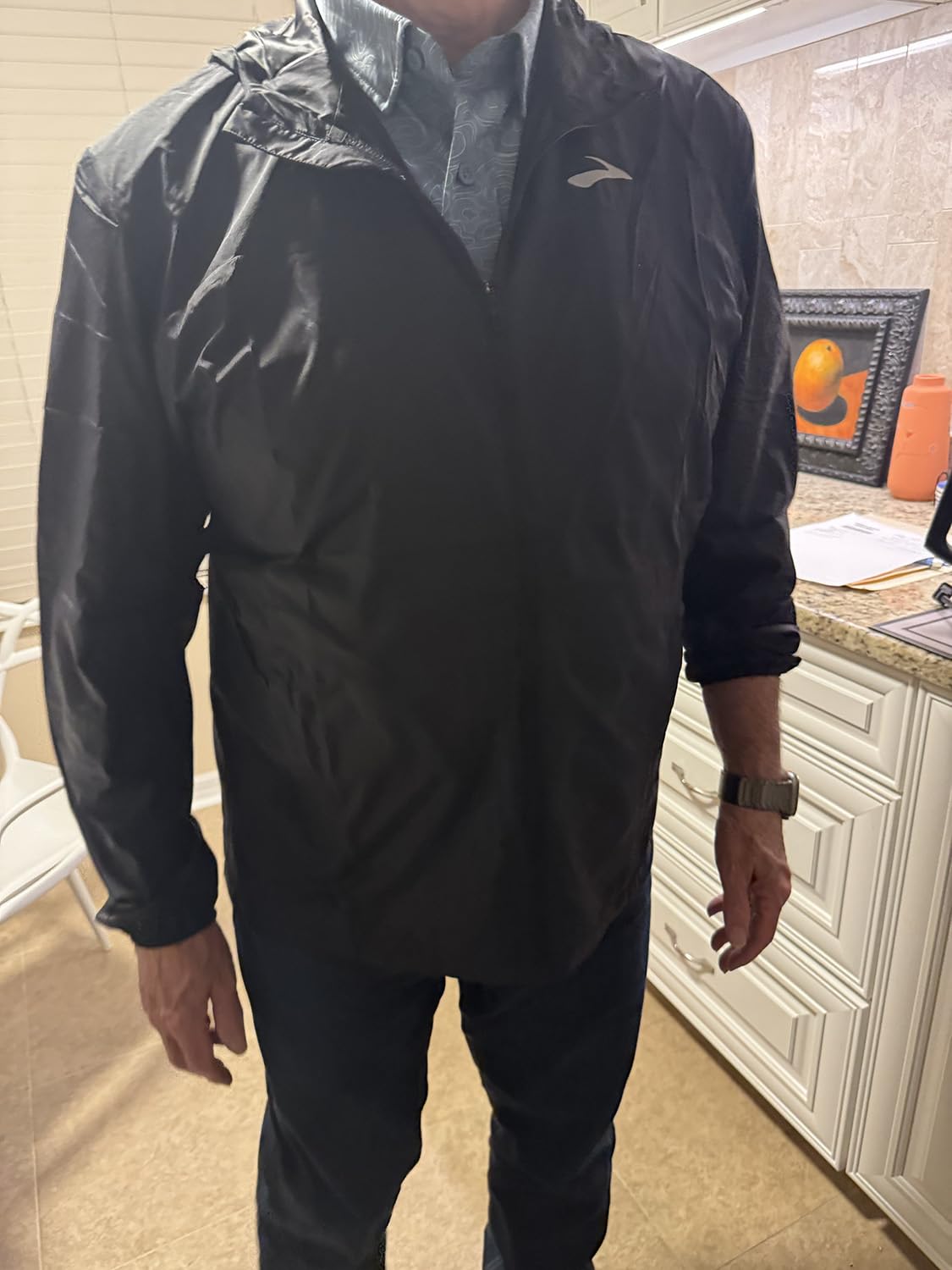 Brooks Men's Canopy Packable Jacket, Wind & Water-Resistant Running Layer, UPF 50+ UVA/UVB Sun Protection with Reflectivity customer photo 1
