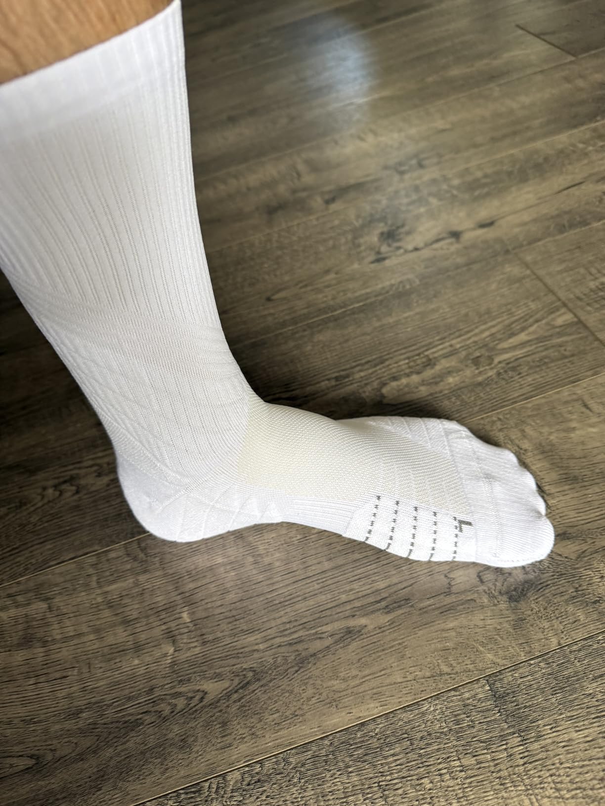 Hylaea Compression Running Socks for men, Coolmax Anti-Blister Cushion Crew Socks for Athletic, Moisture Wicking & Seamless customer photo 1