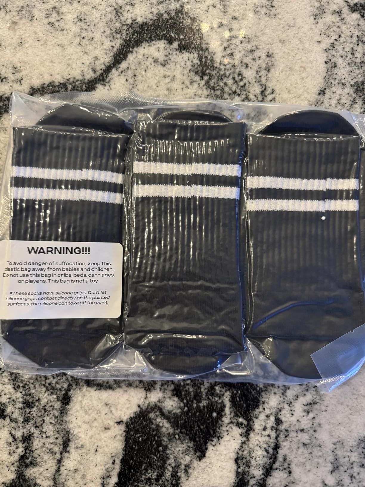 Pilates Socks with Grips for Women, Yoga Socks, Crew Non Slip Women for Barre, Pilates Gifts for Women customer photo 1
