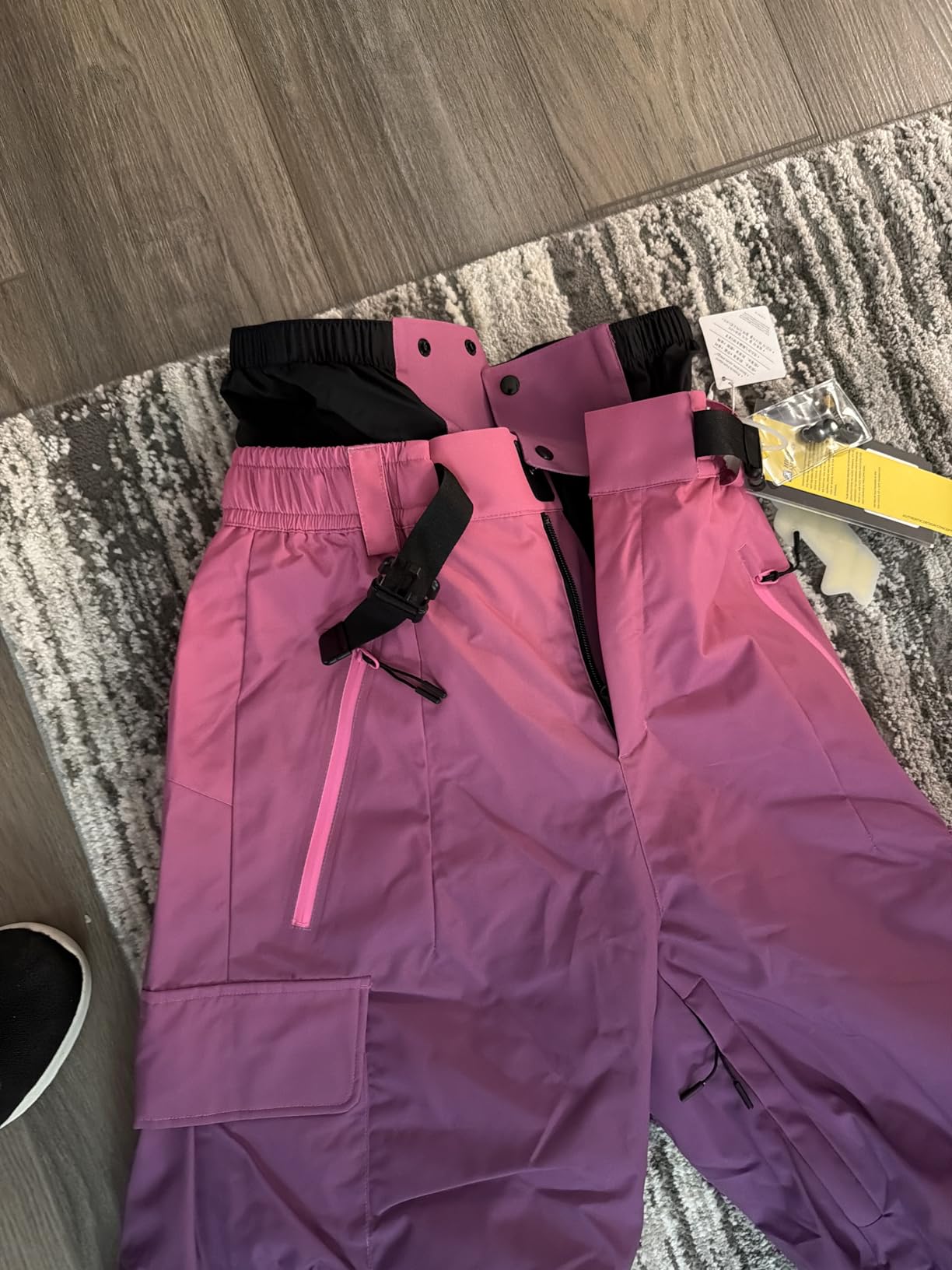 Snowboard Pants for Women Men Baggy Ski Pants Loose Warm Insulation Waterproof Windproof customer photo 1