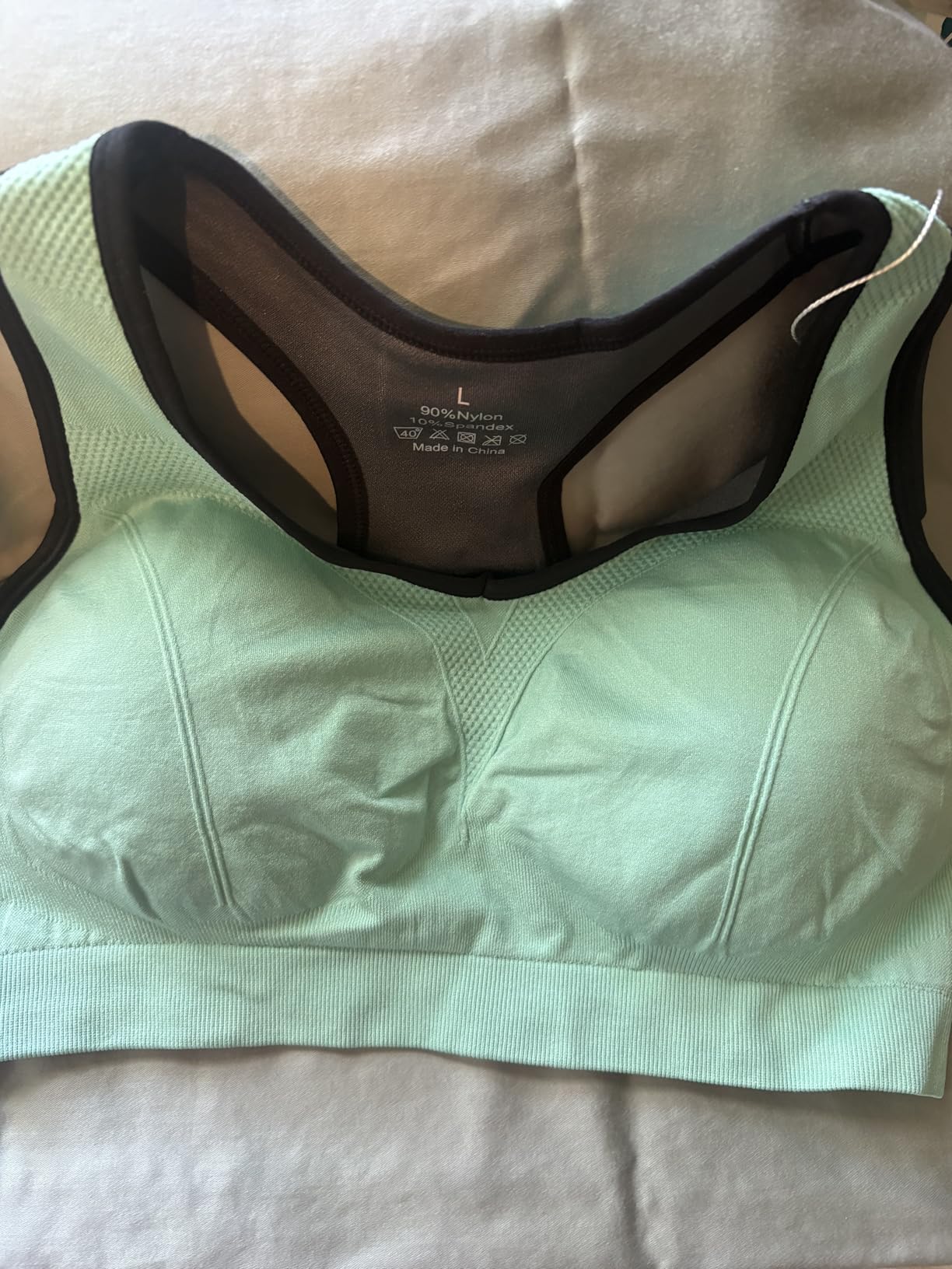 Women Racerback Sports Bras - High Impact Workout Gym Activewear Bra customer photo 1