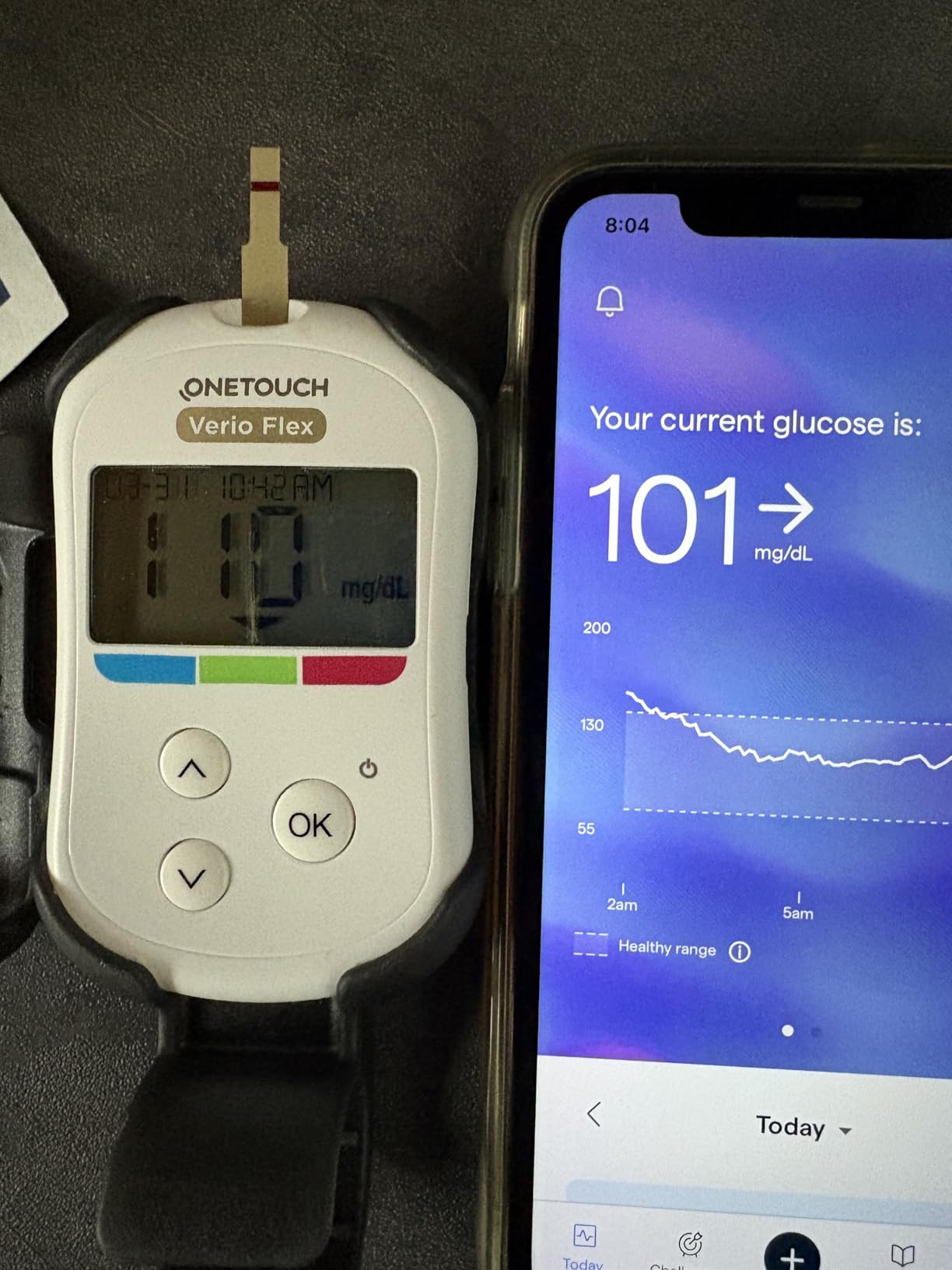 Lingo Continuous Glucose Monitor (CGM). Made by Abbott. Optimize Your Nutrition with Real-time Glucose Data & Insights. 1 Lingo biosensor lasts up to 14 Days*. Works with iOS and Android. US Only. customer photo 1