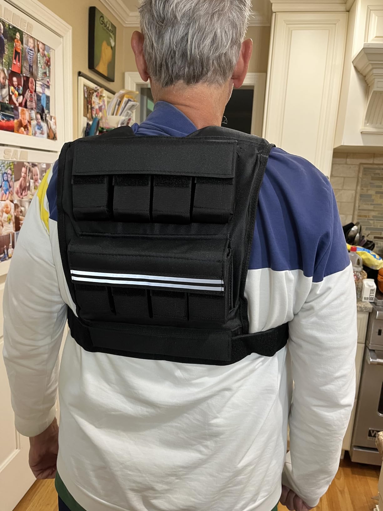 BAGAIL Weighted Vest Men, 20lb/30lb/40lb Adjustable Weight Vest for Woman with Removable Iron Weights, Women's Rucking Vest for Walking, Workout, Running, Strength Training customer photo 1