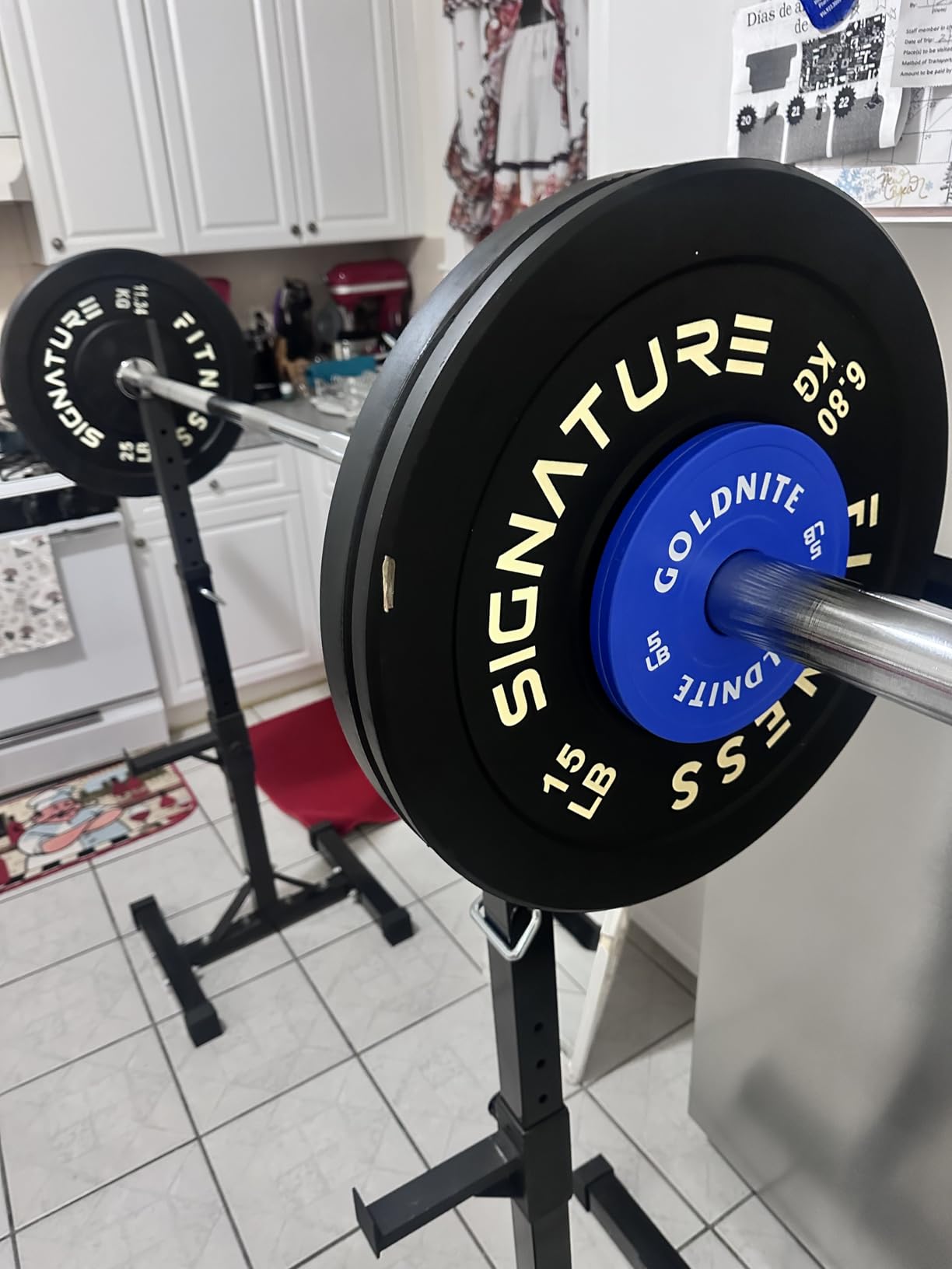Change Plates Set 1.25LB 2.5LB 5LB Set Fractional Weight Plate Olympic Bumper Plates for Cross Training Steel Insert Strength Training Weight Plates customer photo 2