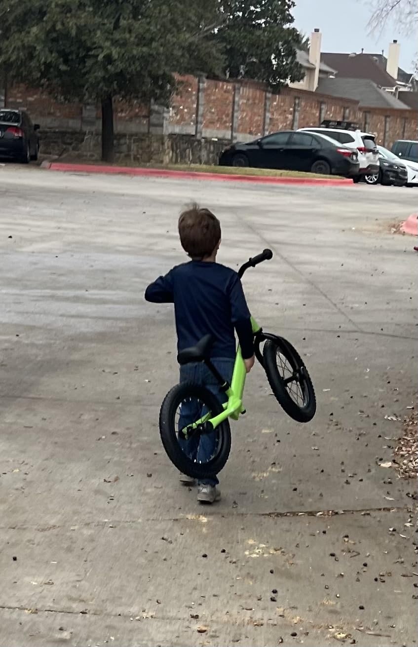Bicystar 14 Inch Balance Bike for Kids 3-6 Year Old, No Pedals customer photo 1