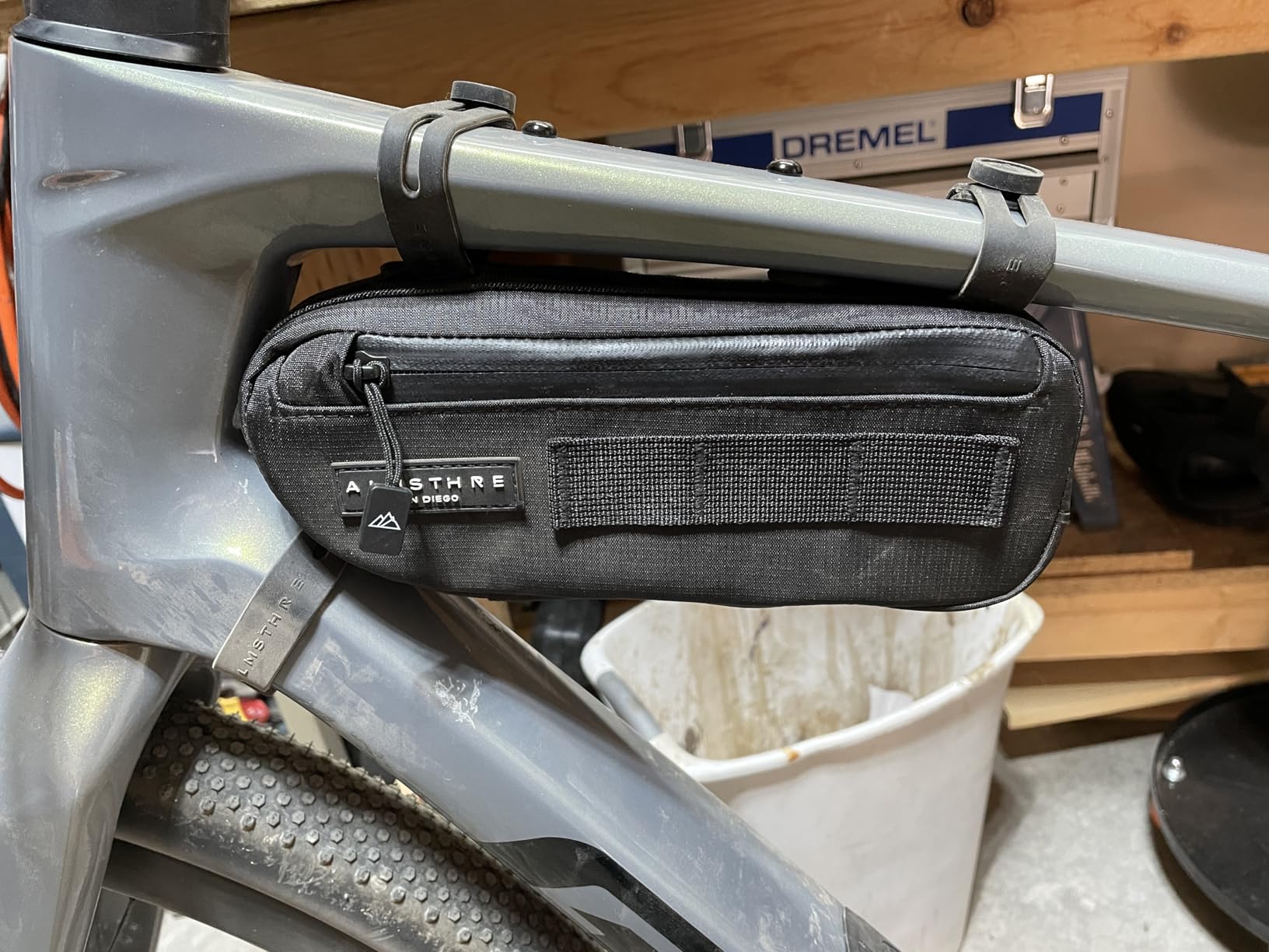 ALMSTHRE Bike Frame Bag | Weather-Resistant, Waterproof Zippers & Dual-Sided Access for Road, MTB, and Ebike Frames customer photo 2