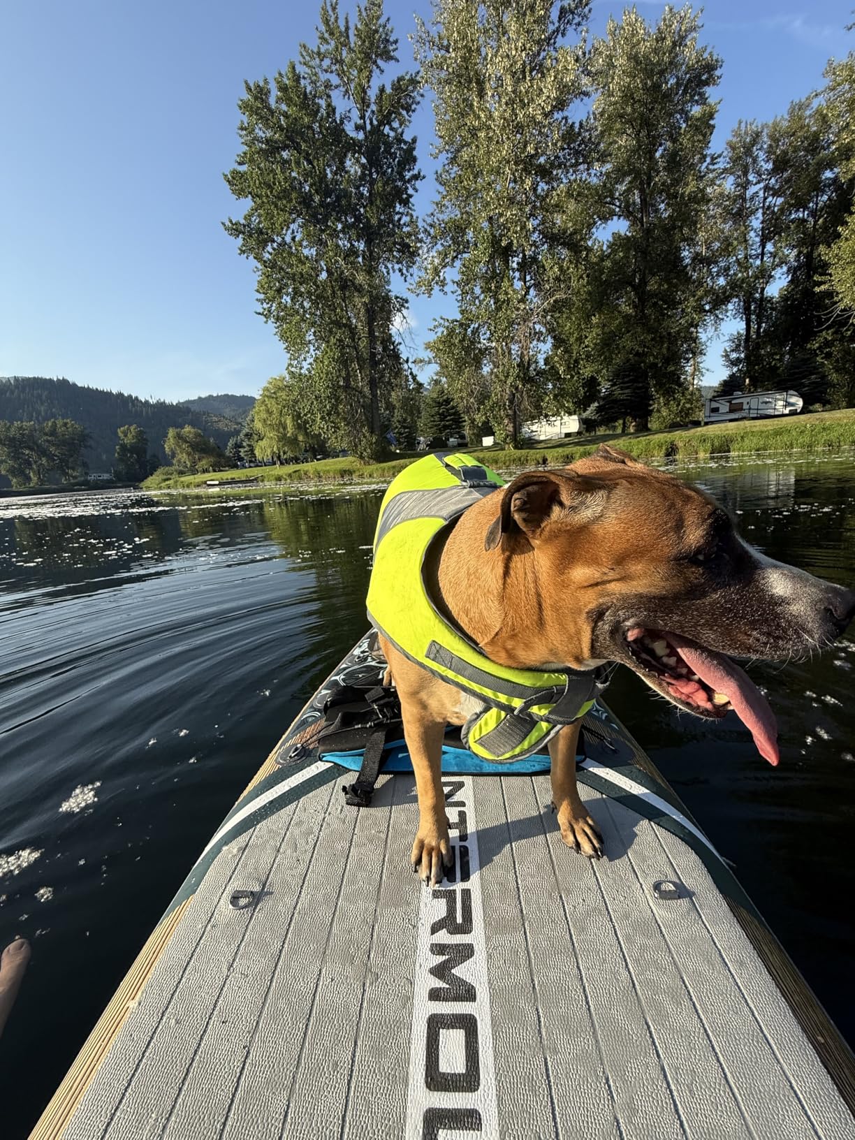 11'x34 Ultra Wide Paddleboard, Inflatable SUP&420lb Capacity for All Skill, Stand-up Paddle Board for Yoga/Family, EVA Deck, US Fin, High-Pressure Pump, 100L Bag, Safety Leash customer photo 1