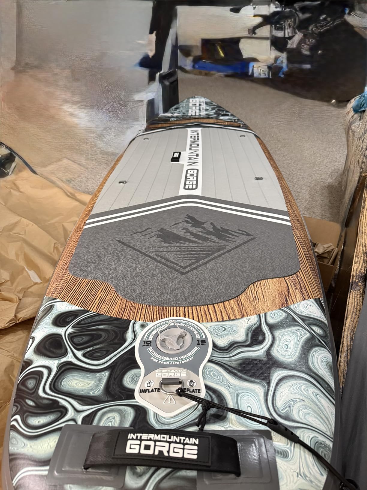 11'x34 Ultra Wide Paddleboard, Inflatable SUP&420lb Capacity for All Skill, Stand-up Paddle Board for Yoga/Family, EVA Deck, US Fin, High-Pressure Pump, 100L Bag, Safety Leash customer photo 2