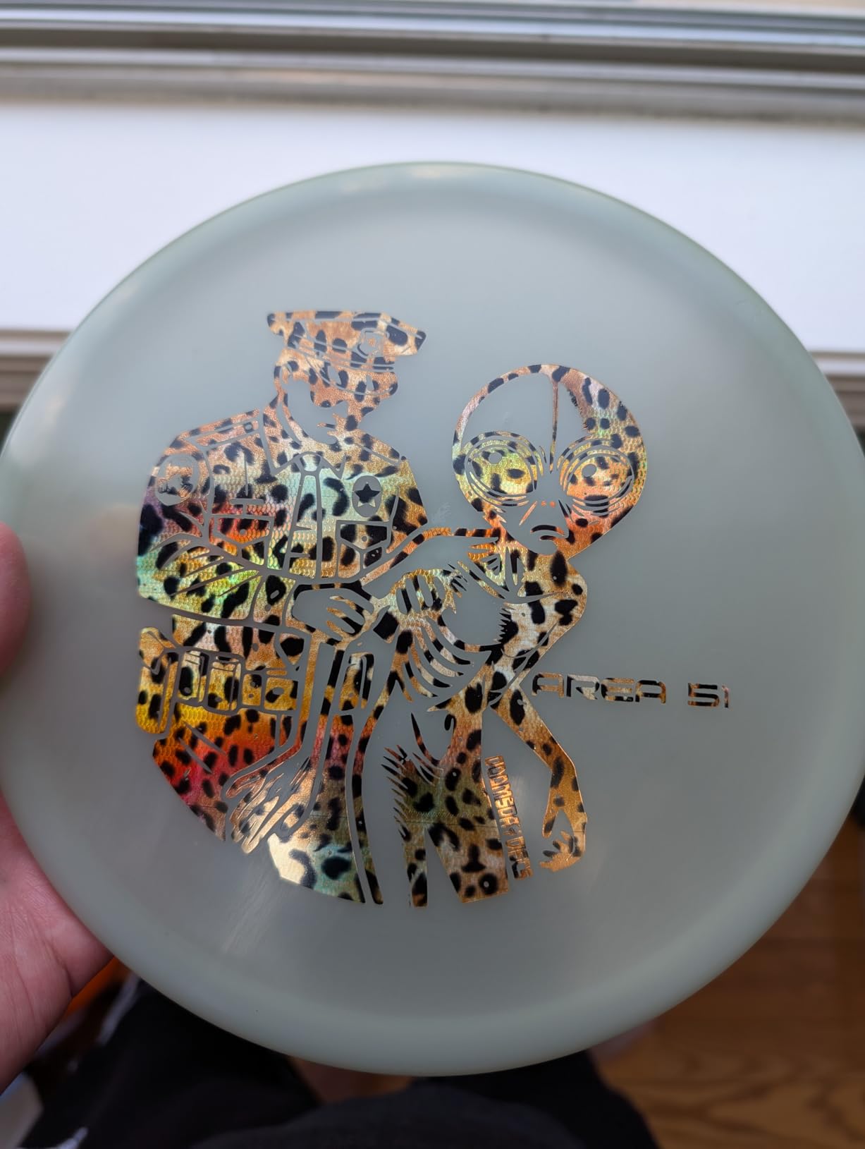 DOOMSDAY DISCS Area 51 | Stable Disc Golf Putter and Approach Disc | Premium Glow in The Dark Plastic customer photo 1