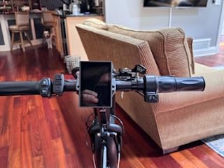 A8 Electric Handcycle Wheelchair Power Attachment, Wheelchair Motor Attachment for Manual to Electric Upgrade, 20 Ah, 48V 1000W, Center Connection, Black customer photo 1