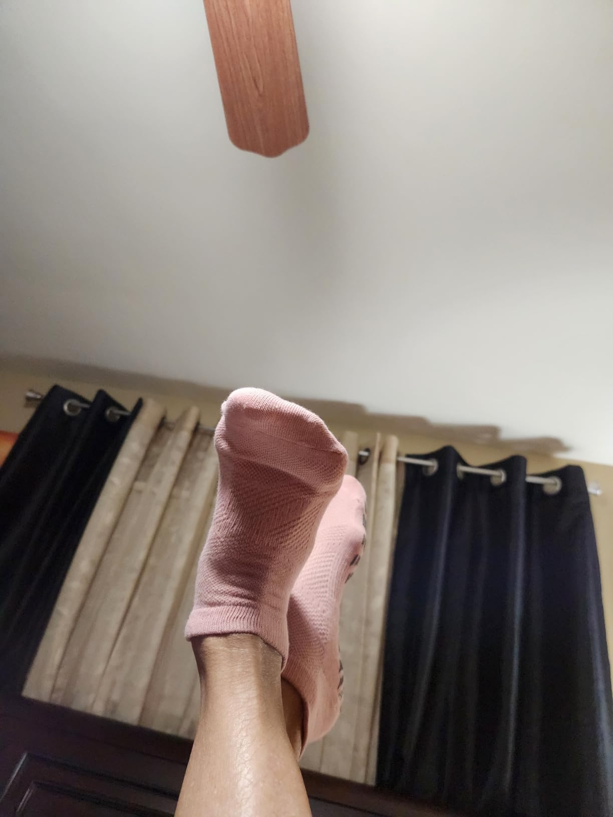 5 Pairs Pilates Socks for Women Non Slip Socks with Grips for Yoga Hospital Barre Barefoot customer photo 2