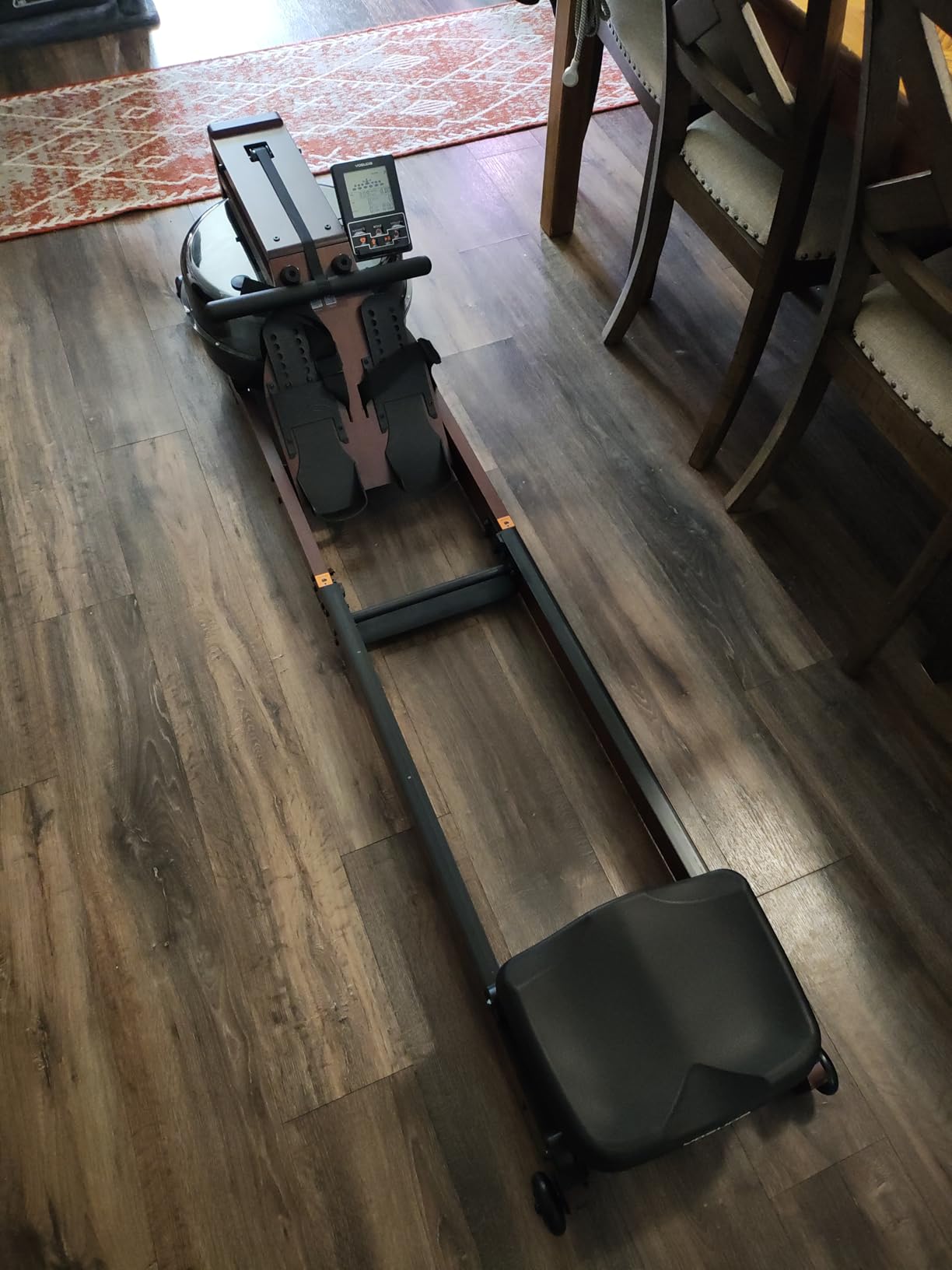 YOSUDA Water Rowing Machines for Home Use- Foldable Rower Machine 400LBS Weight Capacity with Dedicated Monitor & Bluetooth APP, Comfortable Seat customer photo 1