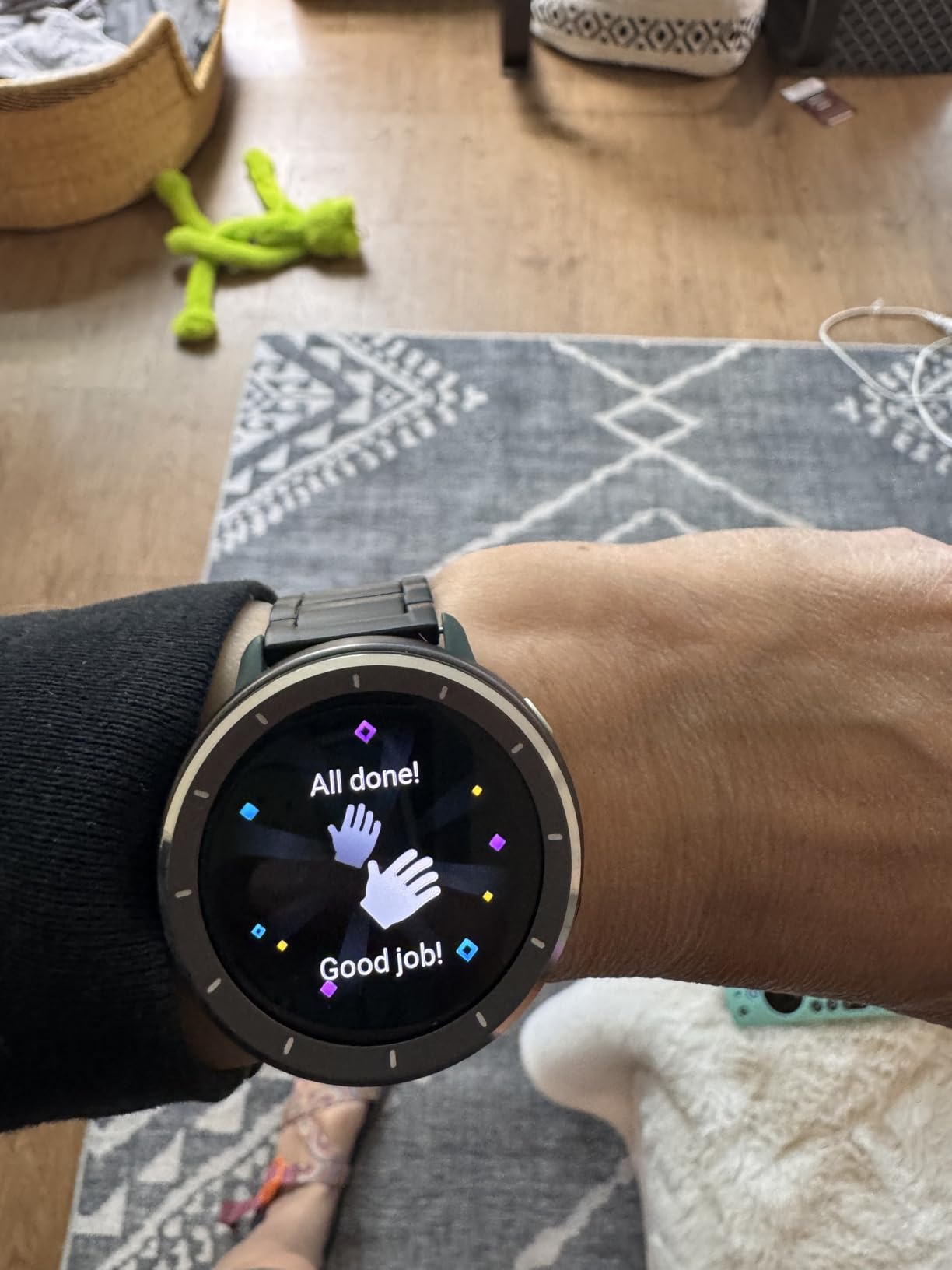 Garmin vívoactive 6 Health and Fitness GPS Smartwatch - AMOLED Display, Up to 11 Days Battery, Metallic Pink Dawn with Matching Band customer photo 1