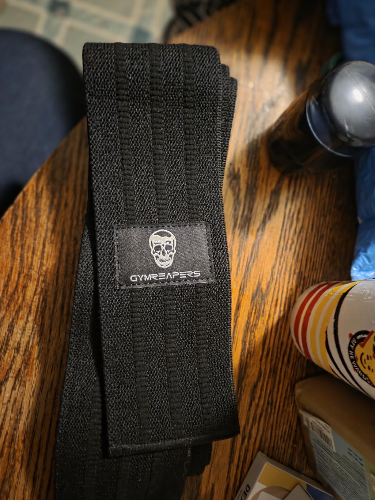 Gymreapers Knee Wraps for Weightlifting & Powerlifting - 2M Heavy Duty Compression for Squats, Strength Training, Knee Support & Protection for Men & Women customer photo 2