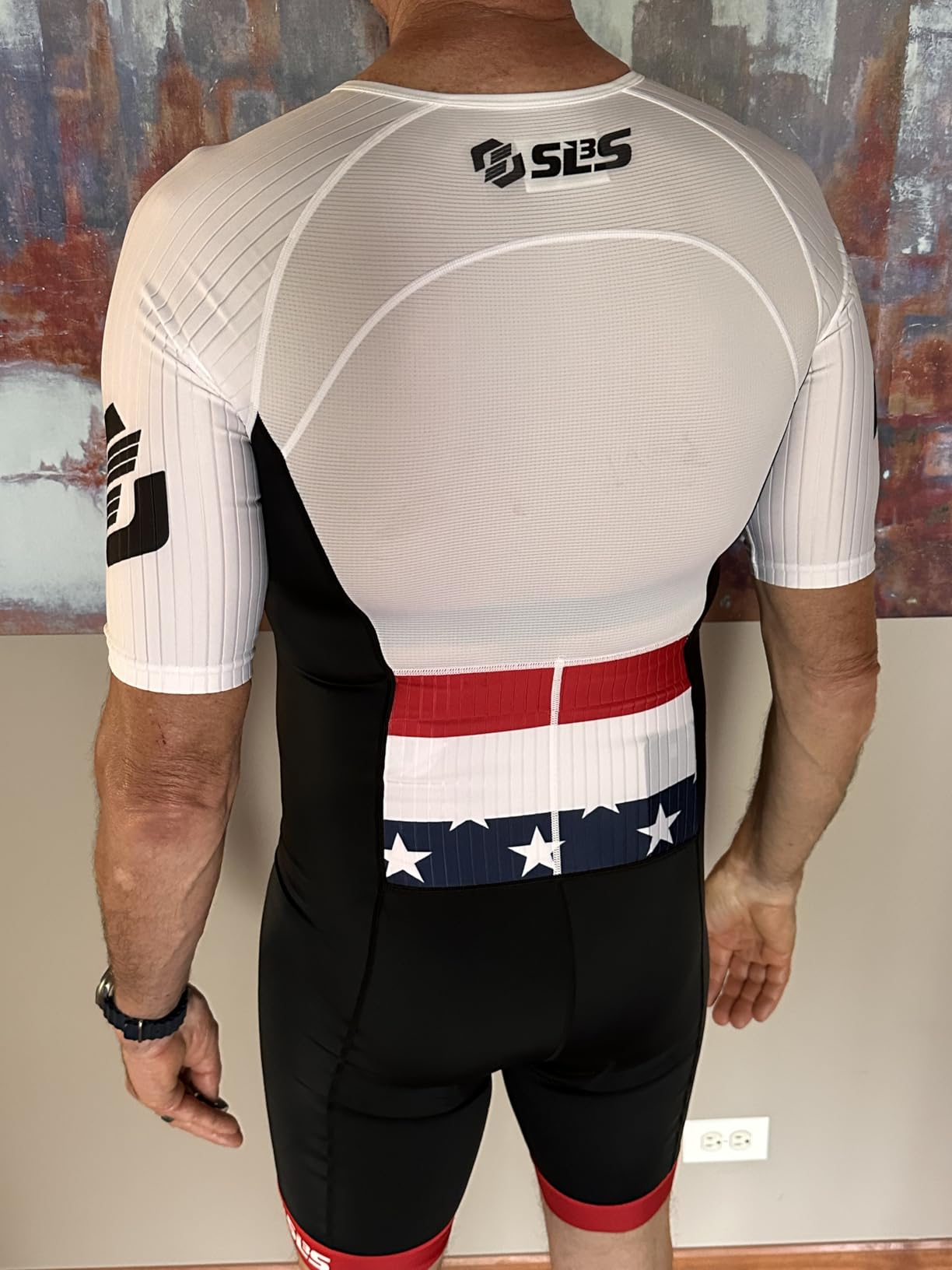 SLS3 Triathlon Suits Mens Elite Aero Tri Suit Men - Trisuit Triathlon - Full Zip, Aero Sleeves, Internal and Rear Pockets customer photo 1