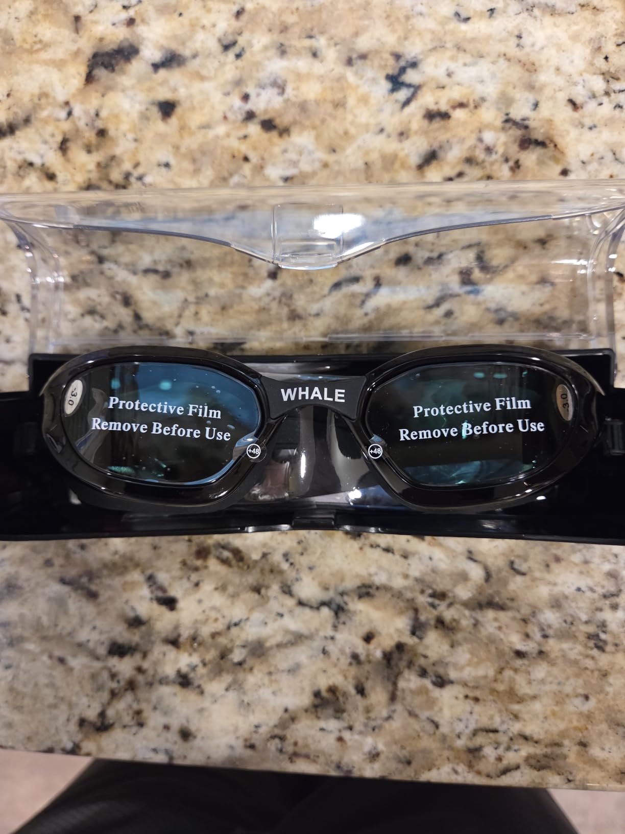 Whale Swim Goggles Optical Unisex Adult -2.0 TO-7.0 Anti-fog & High-definition Wide-angle customer photo 2