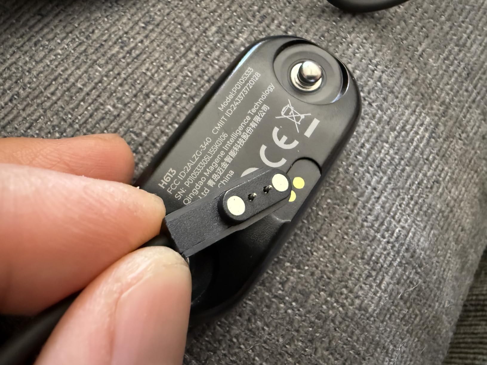 Magene H613 Heart Rate Monitor Chest Strap with Precise Tracking, Bluetooth & ANT+ Connectivity, 17h Offline Storage, IPX7 Waterproof, Multi-Color Heart Rate Zone Indicator customer photo 1