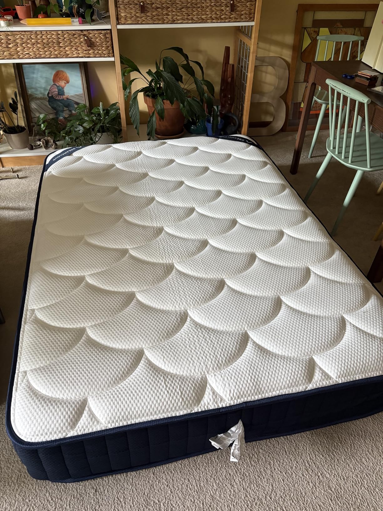 DreamCloud Premier 13 Inch Twin Mattress - Luxury Hybrid Gel Memory Foam - 365 Night Trial - Back Pain Relief - Fiberglass Free - Forever Warranty - Mattress in a Box - CertiPUR-US Certified customer photo 2