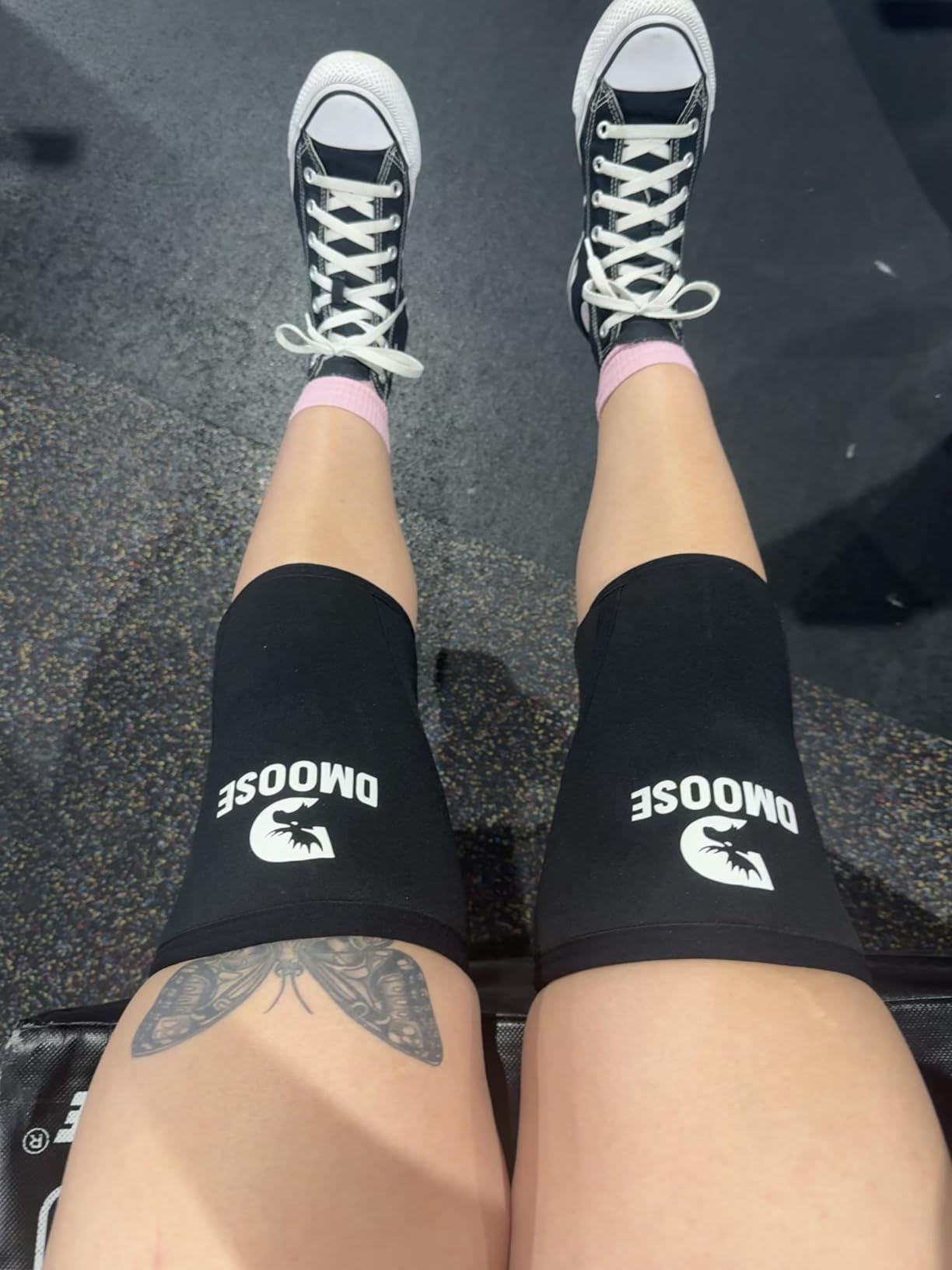 DMoose Fitness Knee Sleeves for Weightlifting (Pair) 78 Inch Knee Wraps for Joint Support, Squats & Powerlifting - Gym Brace Straps for Joint Stability & Pain Relief, USPA & IPL Approved for Men and Women customer photo 1