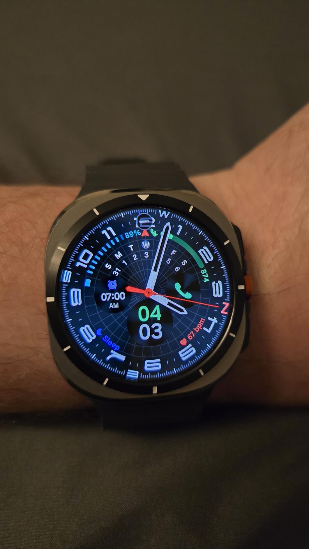 Samsung Galaxy Watch Ultra (2025) 47mm LTE Smartwatch, Titanium Casing, Advanced Sleep Coaching, Running Coach, Energy Score, Heart Rate Tracking, GPS, Titanium Gray [US Version, 2 Yr Warranty] customer photo 2
