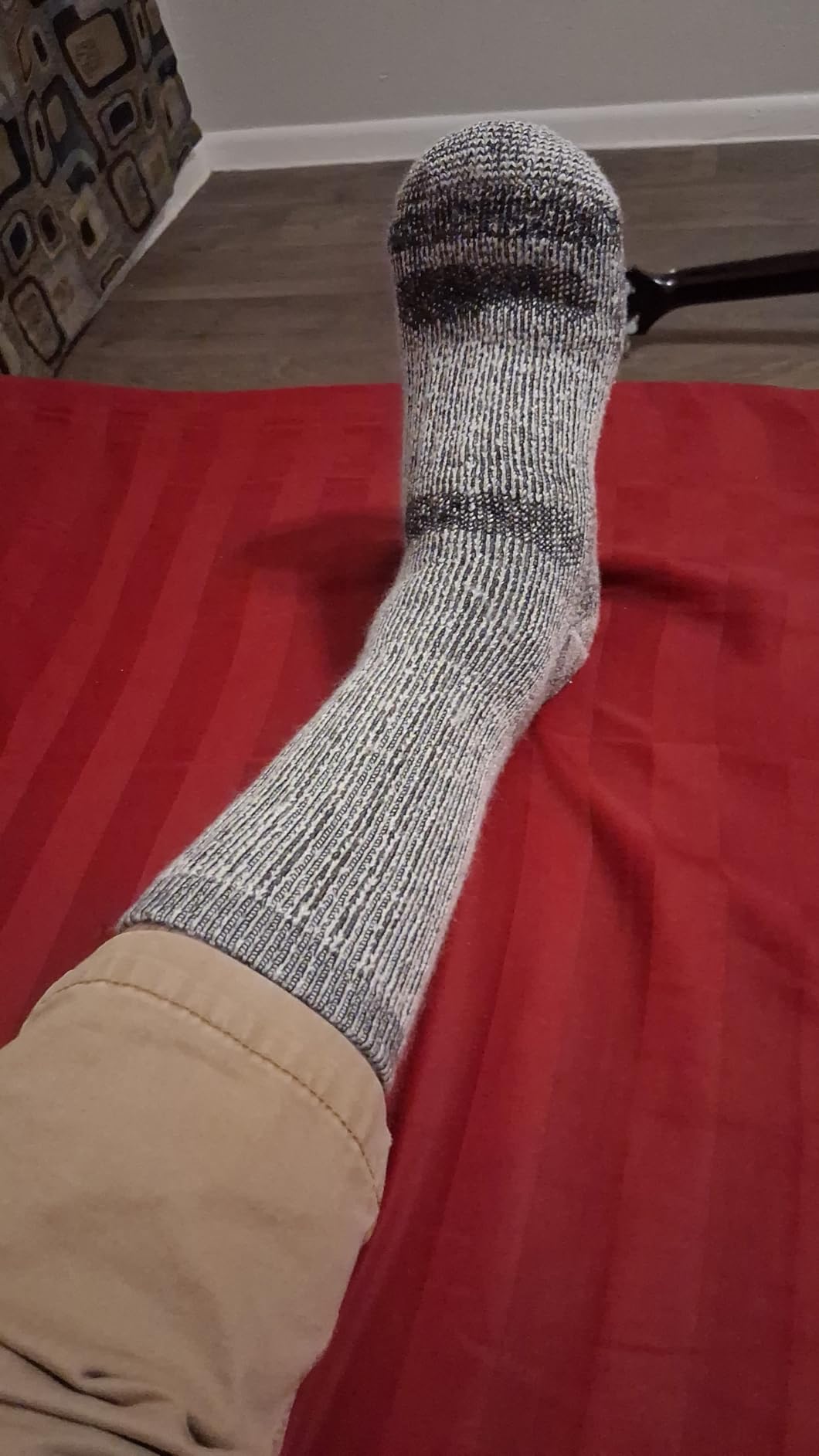 Merino Wool Thermal Socks for Men & Women, 3 Pairs Full Cushion Winter Boot Socks for Cold Weather Hiking Work customer photo 2