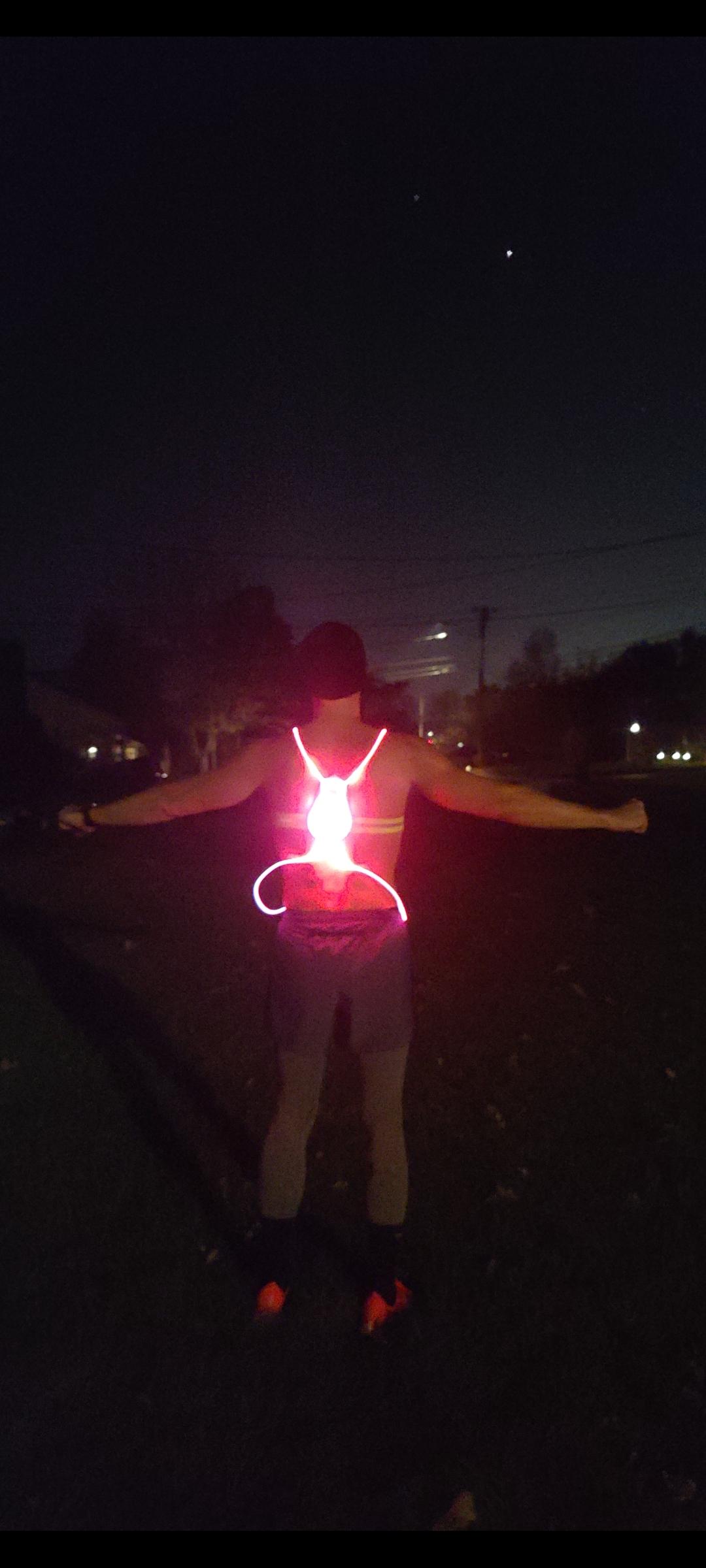 noxgear Tracer2 Multicolor Light Up and Reflective Running Vest | Rechargeable, Ultra-bright Running Lights for Runners customer photo 1