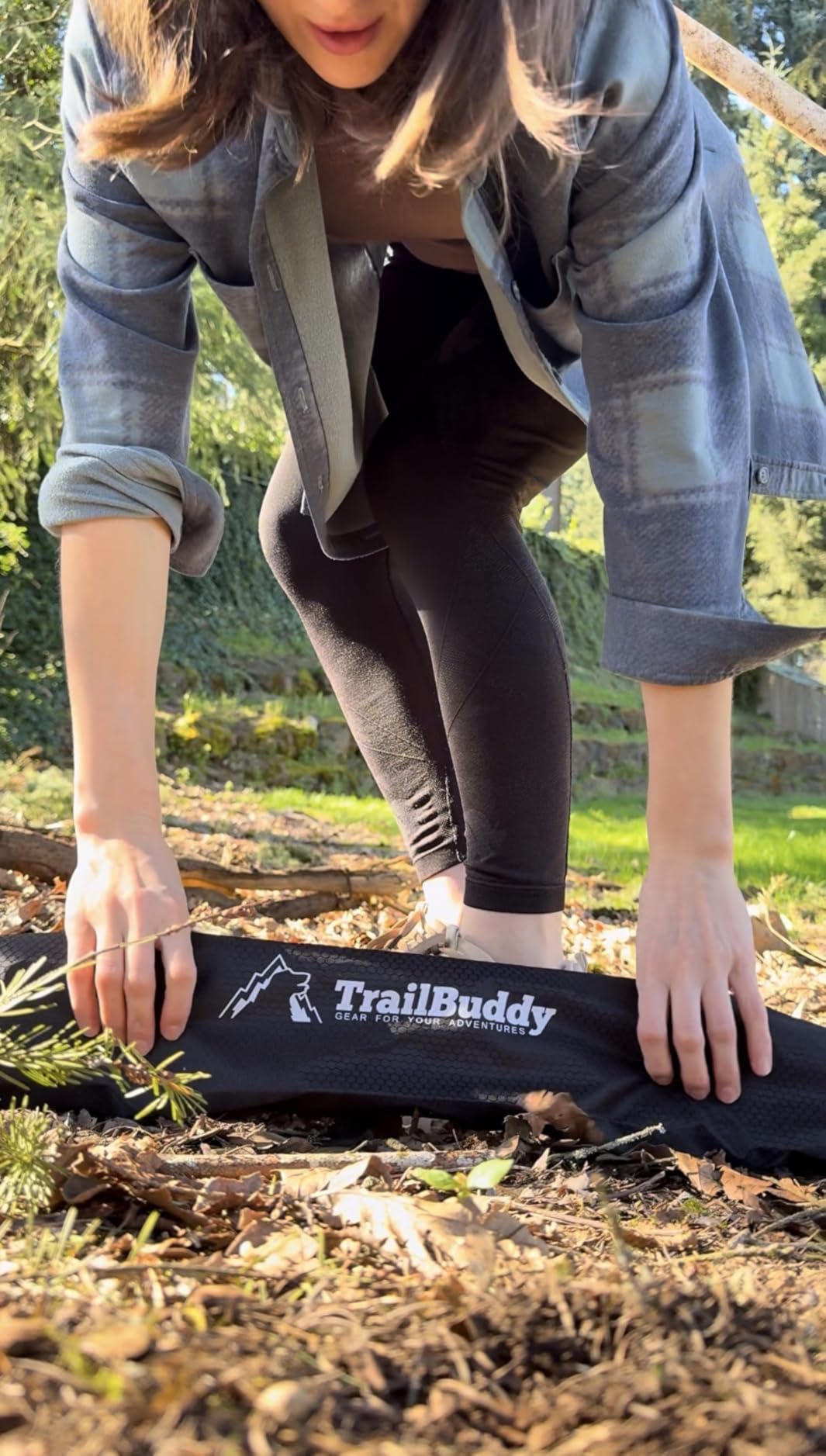 TrailBuddy 3K Carbon Fiber Hiking Poles - Collapsible Lightweight Trekking Poles for Hiking - Adjustable Walking Sticks for Women, Men, Seniors with All-Terrain Tips, Baskets & EVA Grips customer photo 1