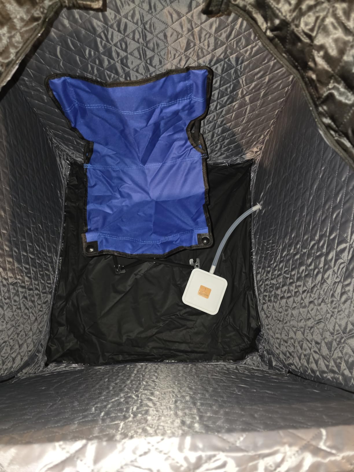 Portable Steam Sauna at Home, 9 Levels Heating, Sauna Tent for Home with Steamer and Folding Chair, Sauna for Relaxation, Detoxification, Spa customer photo 2