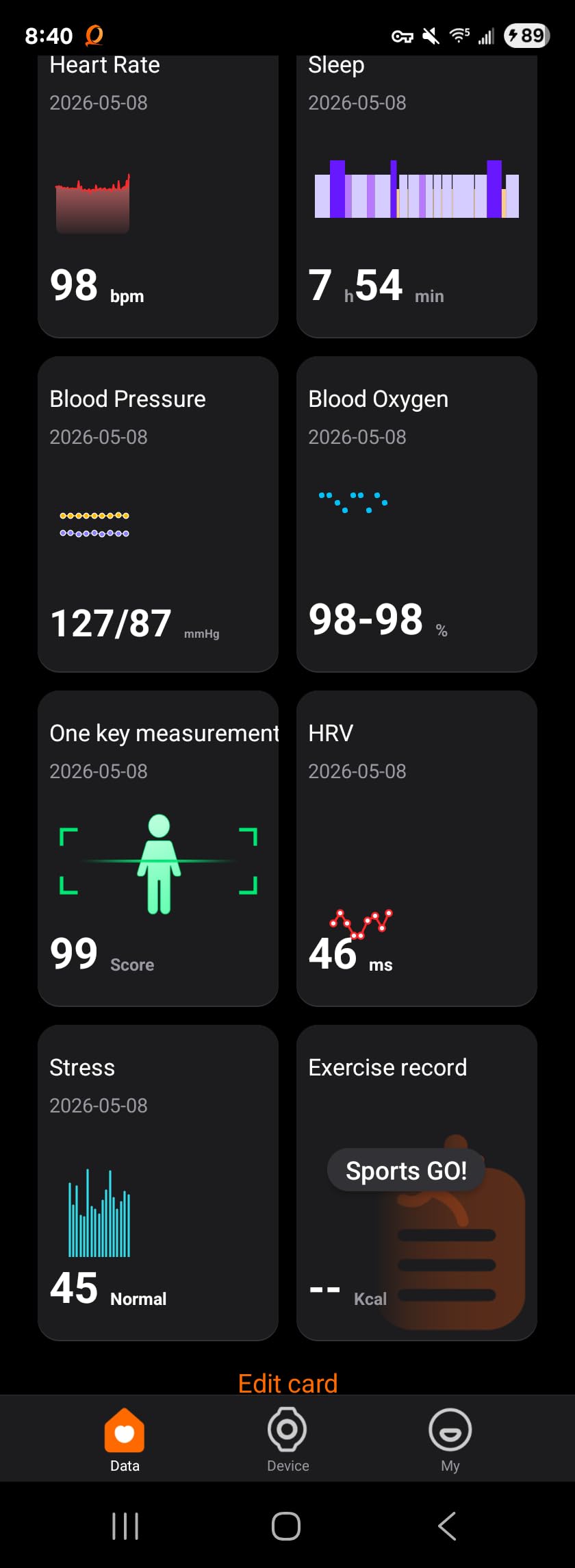EnergyPort Fitness Tracker,Wearable Health Smart Bracelet Band with Blood Oxygen 170+ Sport Mode 60-Day Battery,Lifetime Membership,Activity Tracking Heart Rate Sleep Monitor for Android iOS,2 Bands customer photo 2
